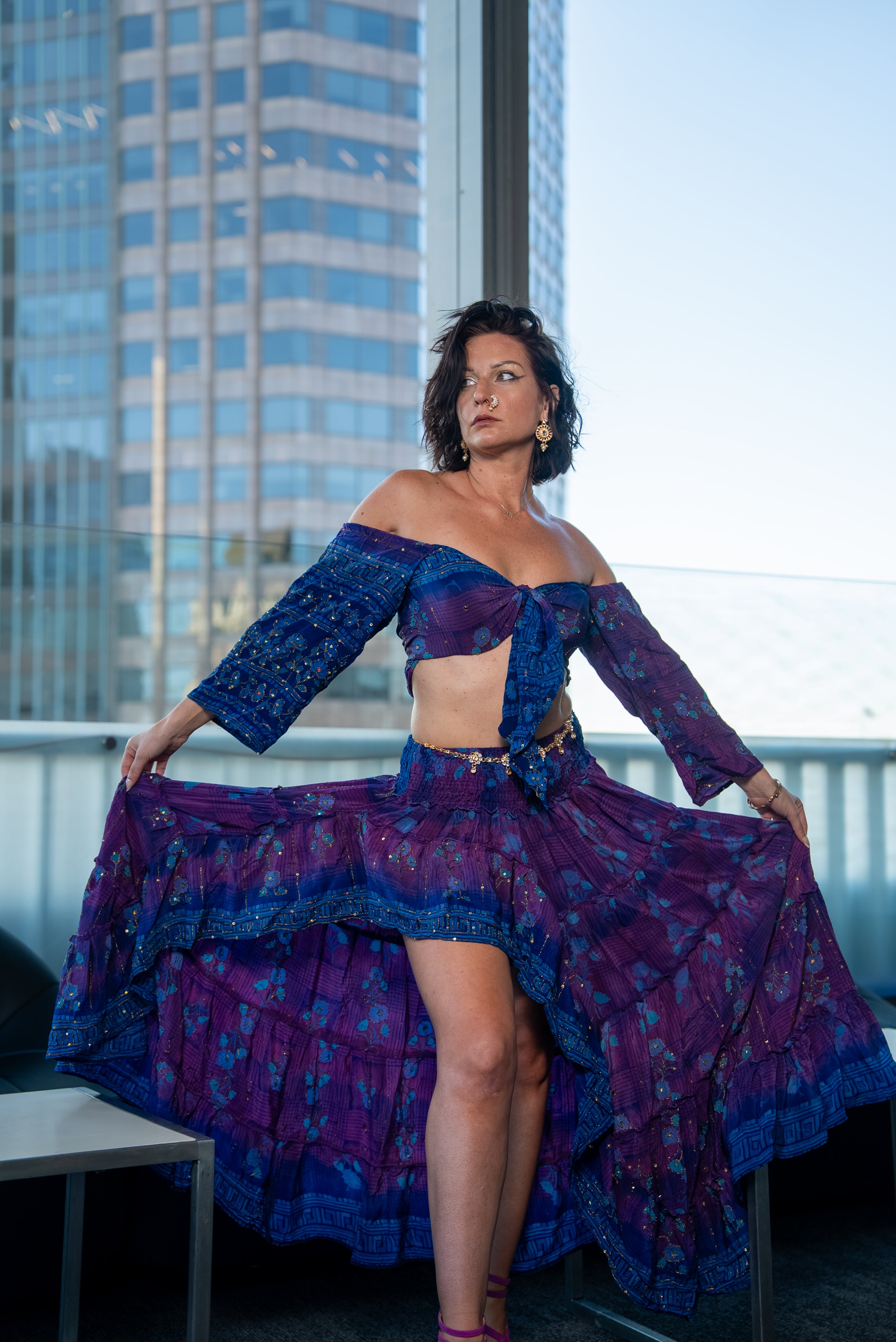 Cosmic Violet Bollywood Set
