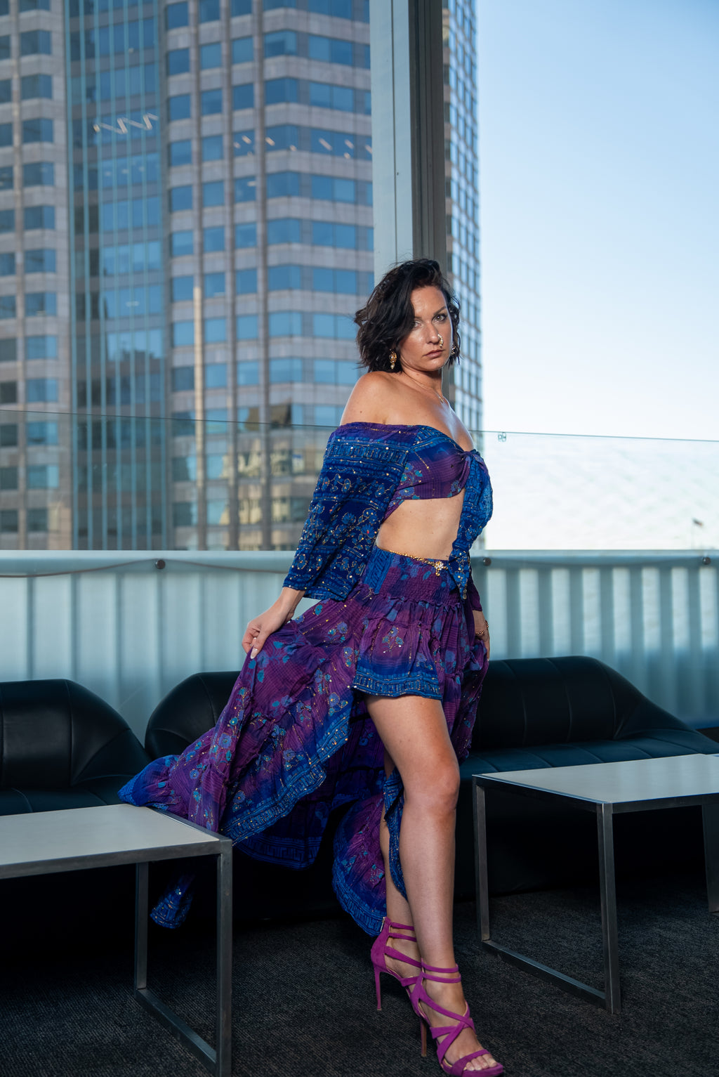 Cosmic Violet Bollywood Set
