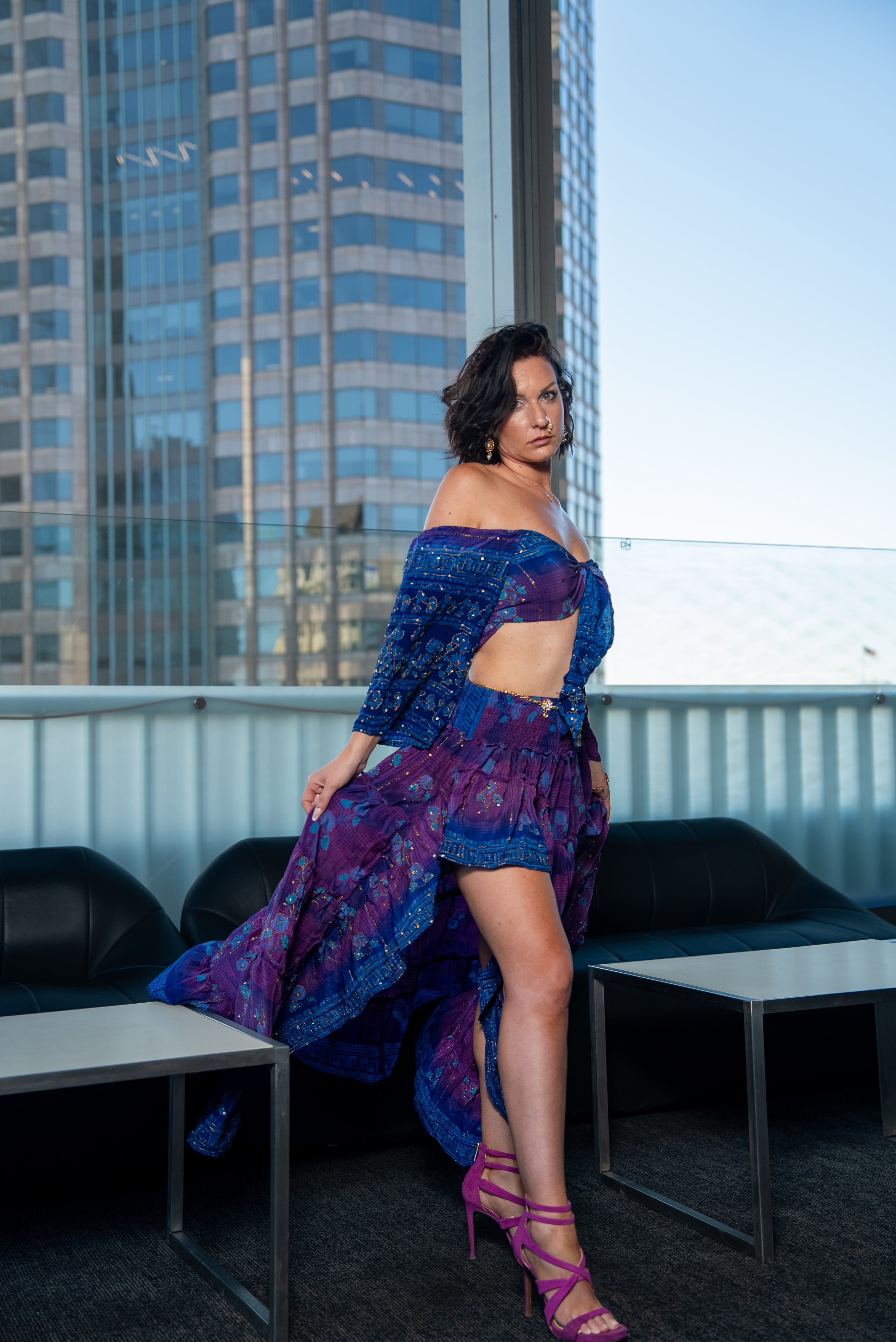 Cosmic Violet Bollywood Set