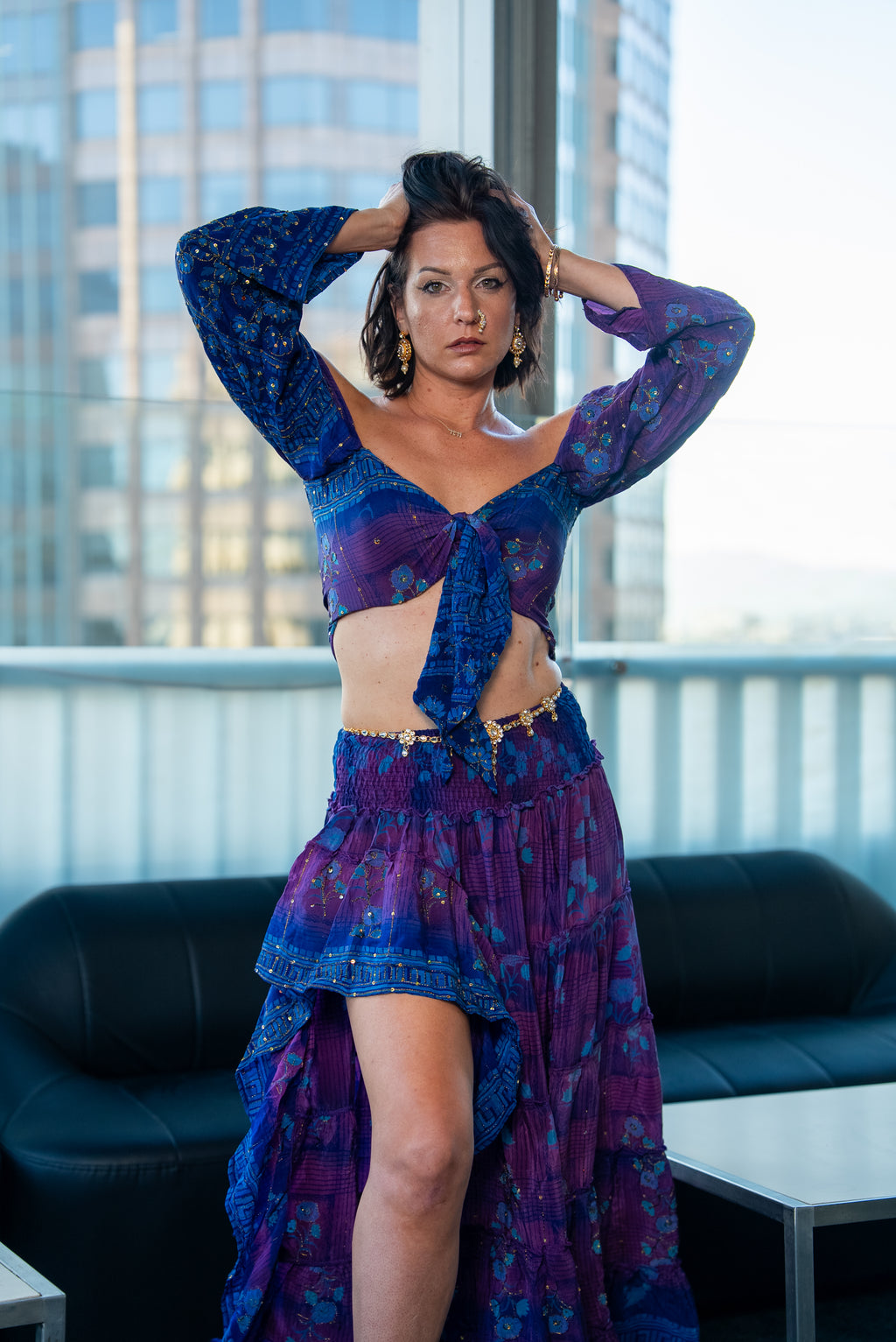 Cosmic Violet Bollywood Set