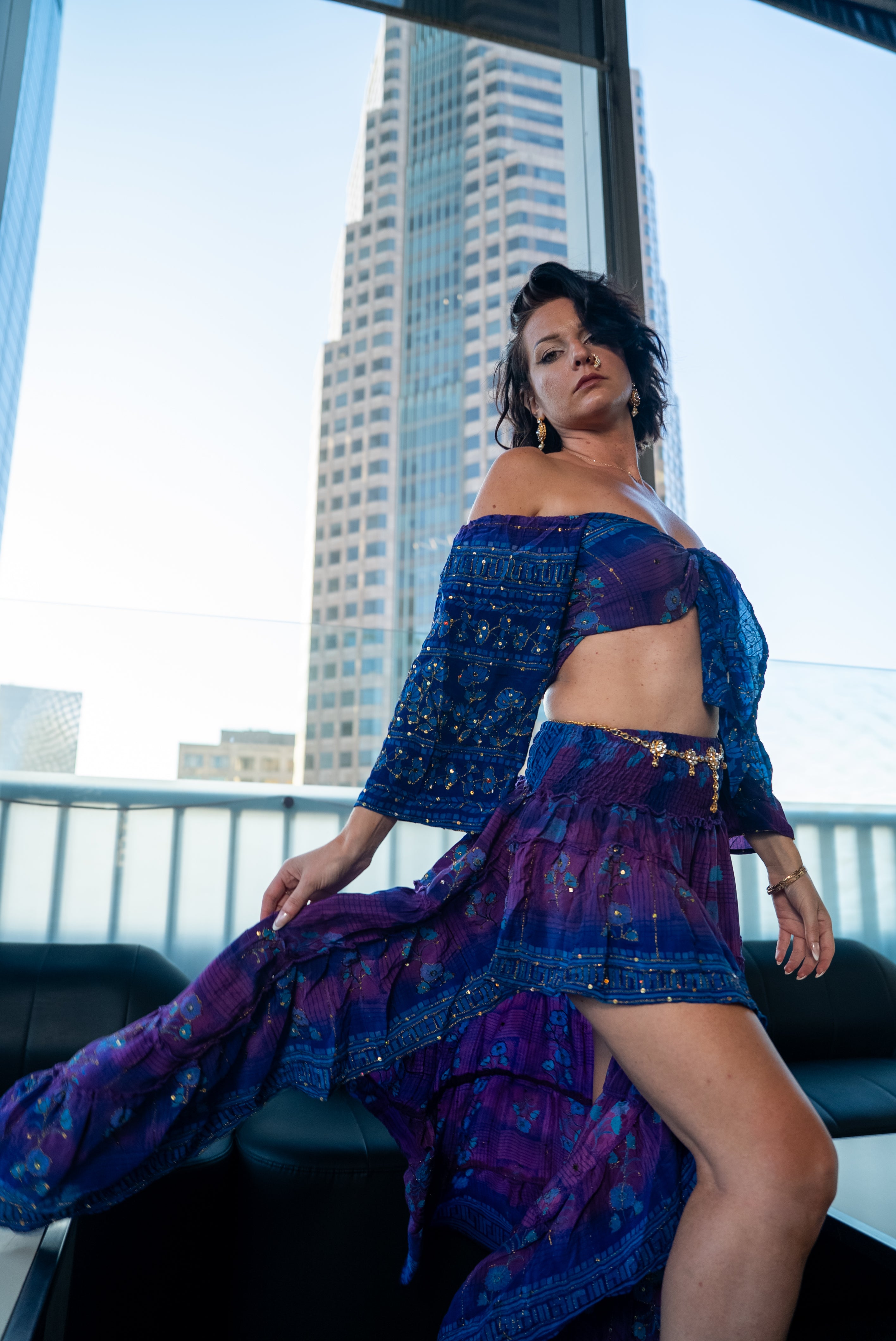 Cosmic Violet Bollywood Set