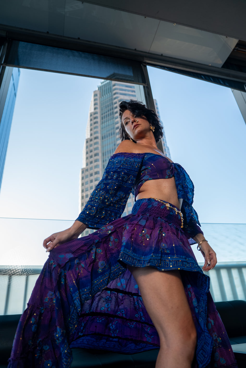 Cosmic Violet Bollywood Set