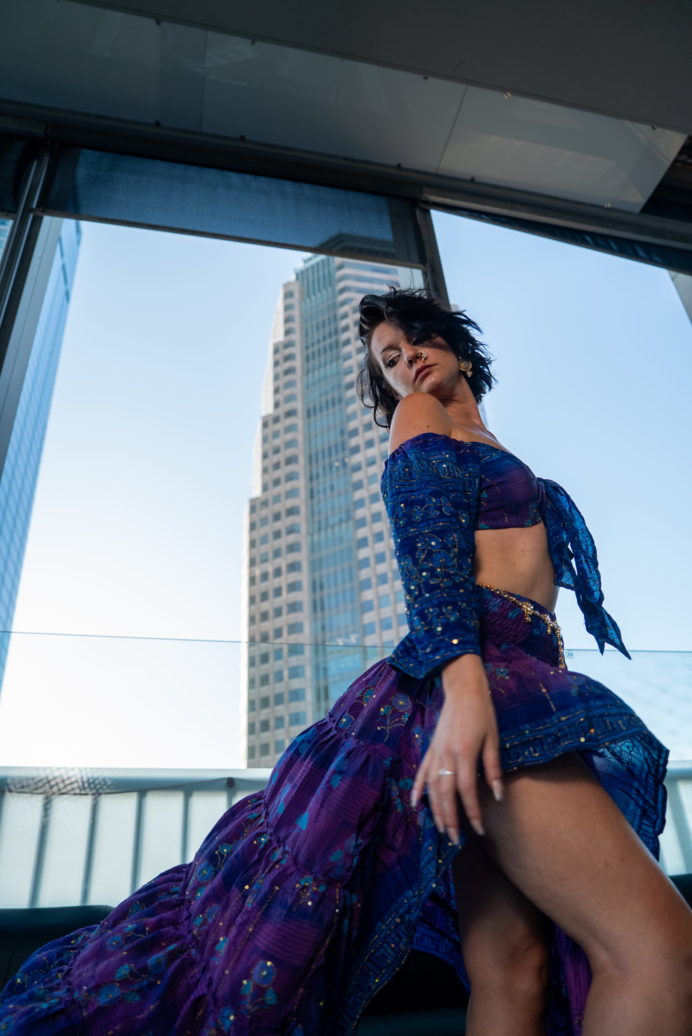 Cosmic Violet Bollywood Set