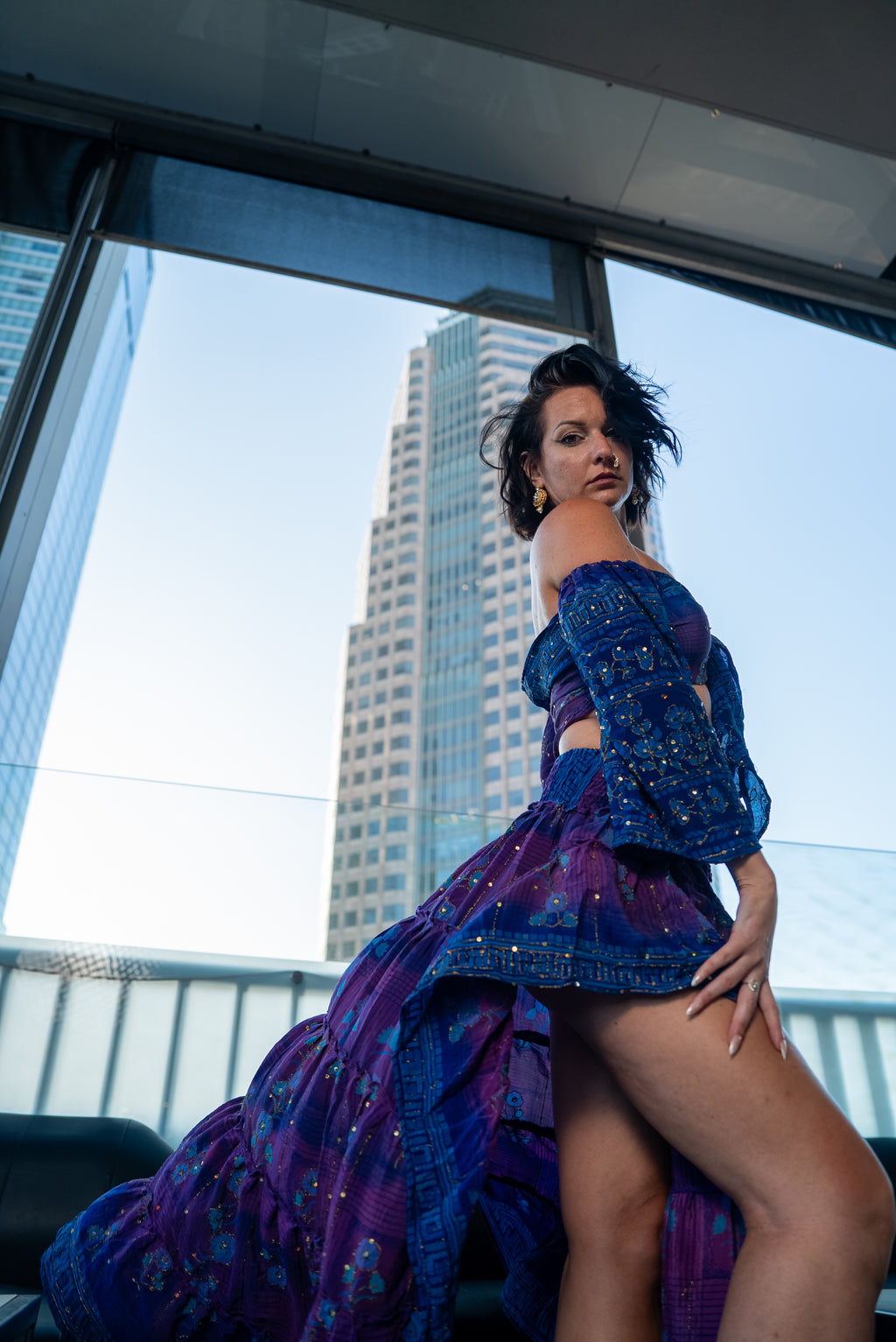 Cosmic Violet Bollywood Set
