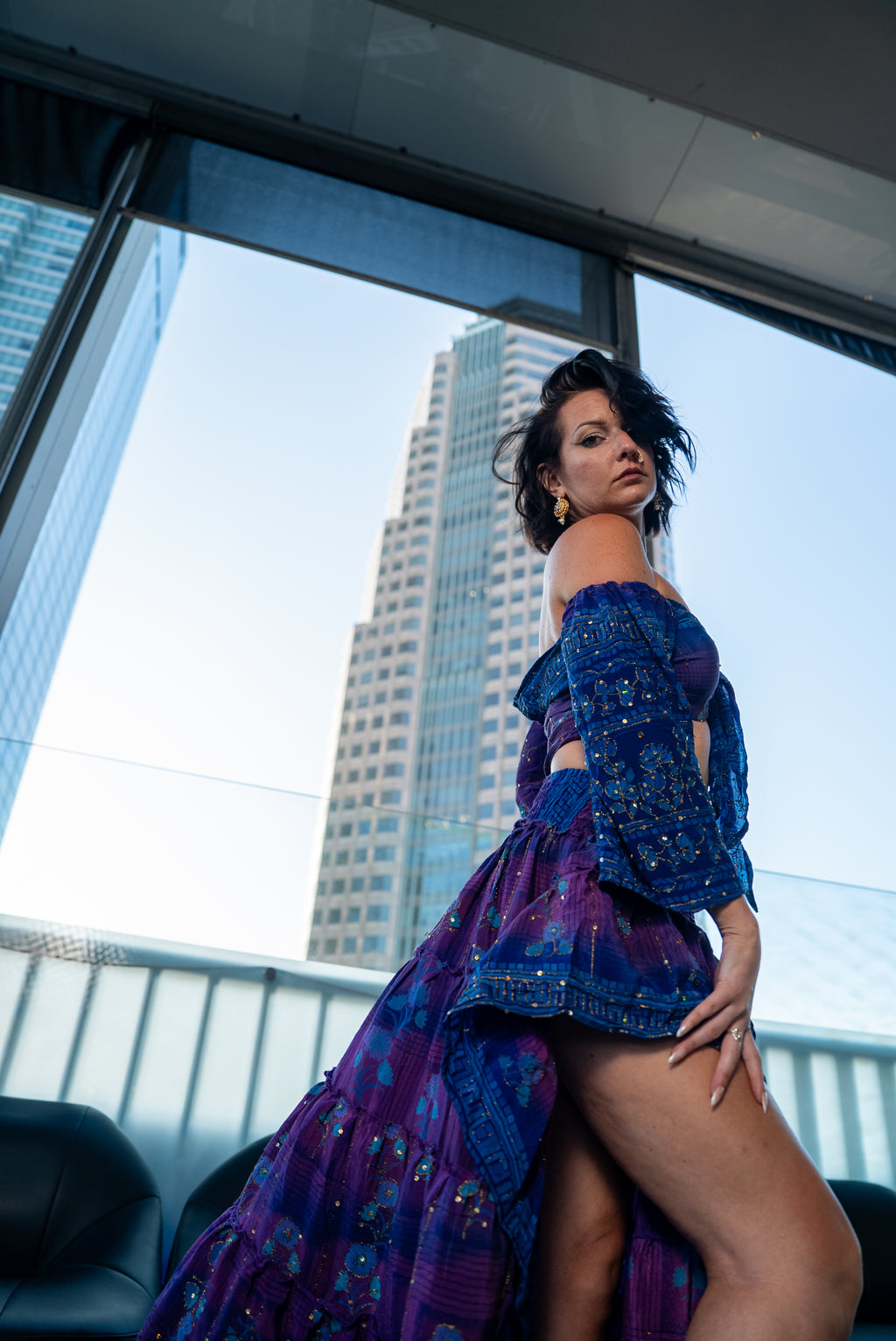 Cosmic Violet Bollywood Set