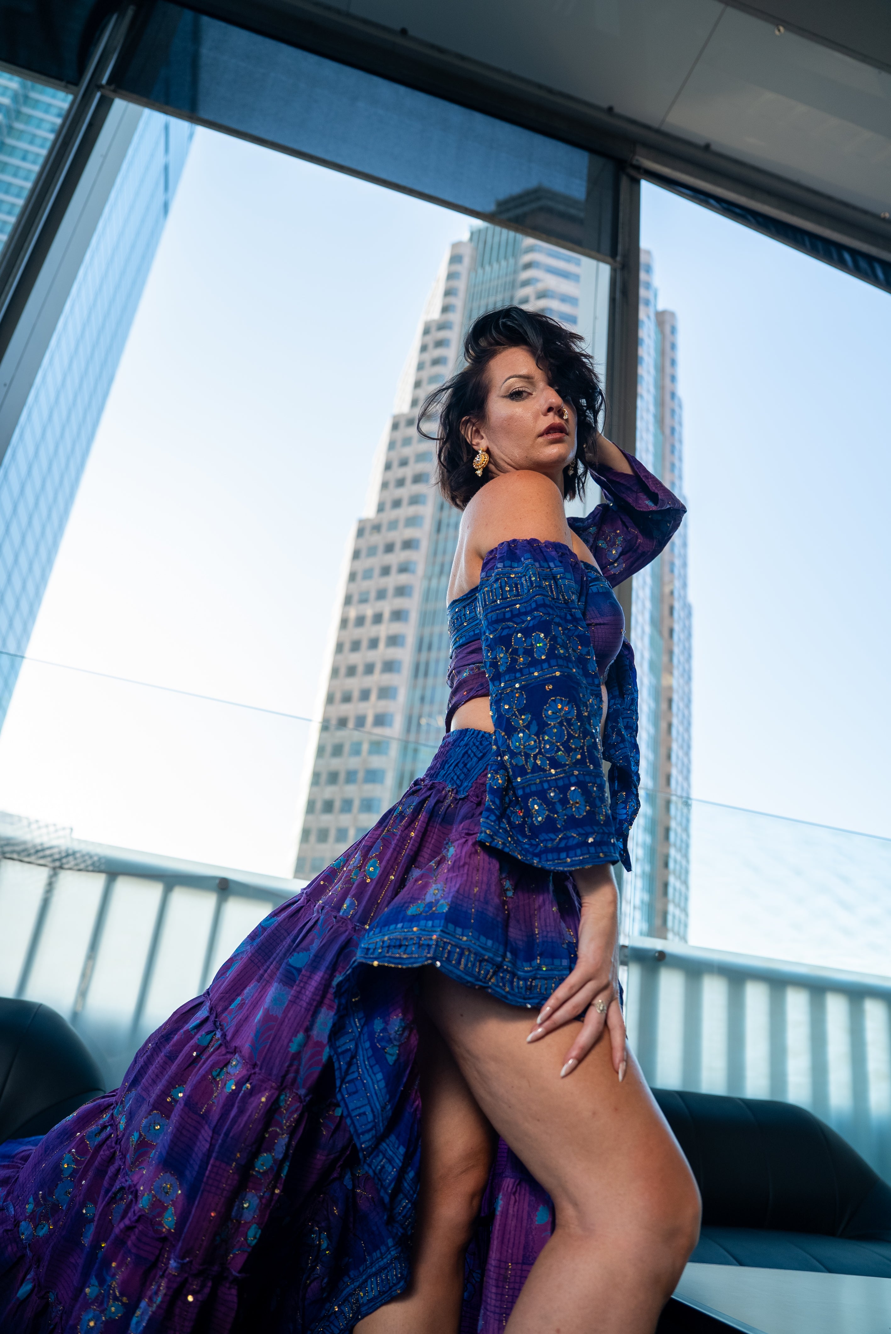 Cosmic Violet Bollywood Set