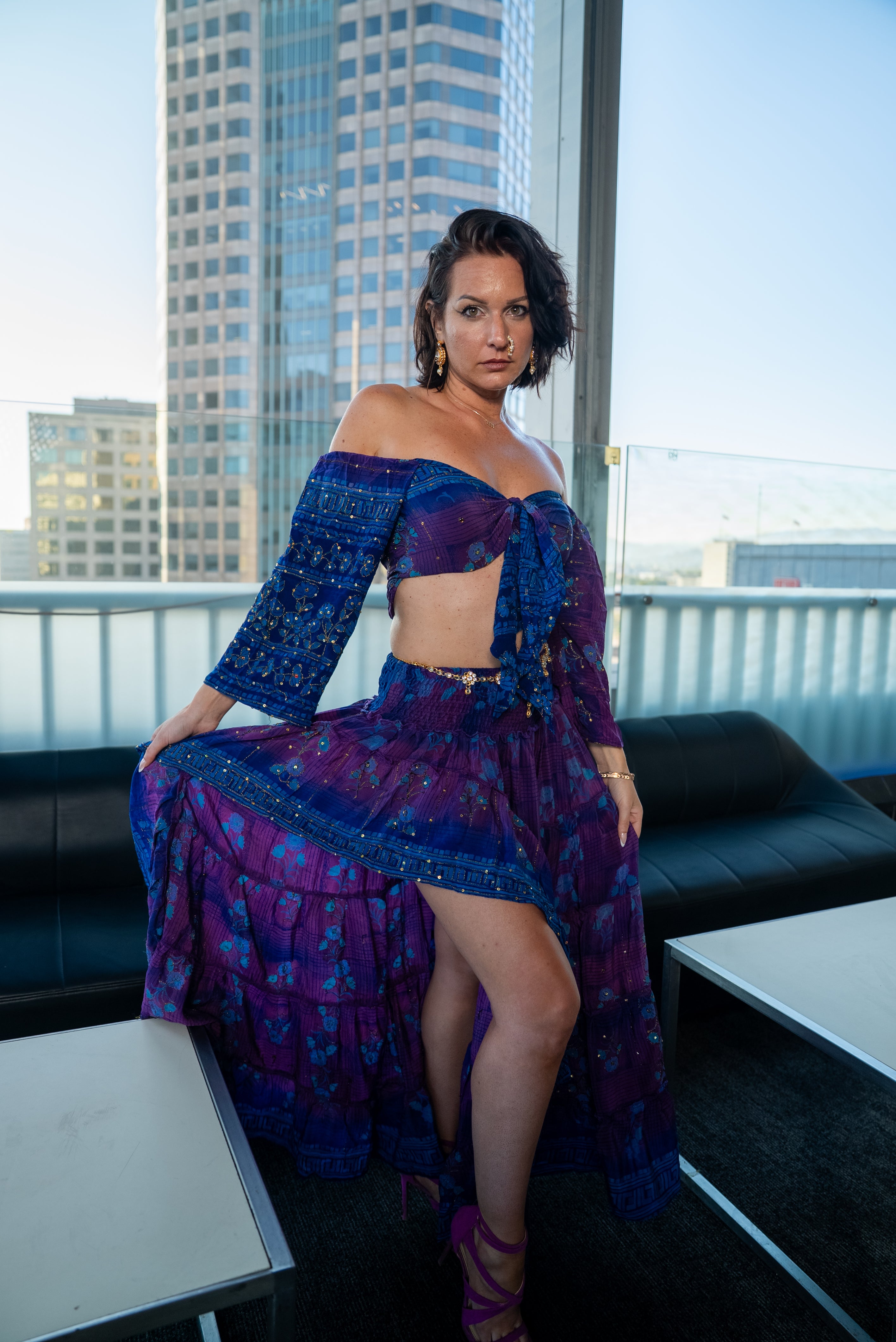 Cosmic Violet Bollywood Set
