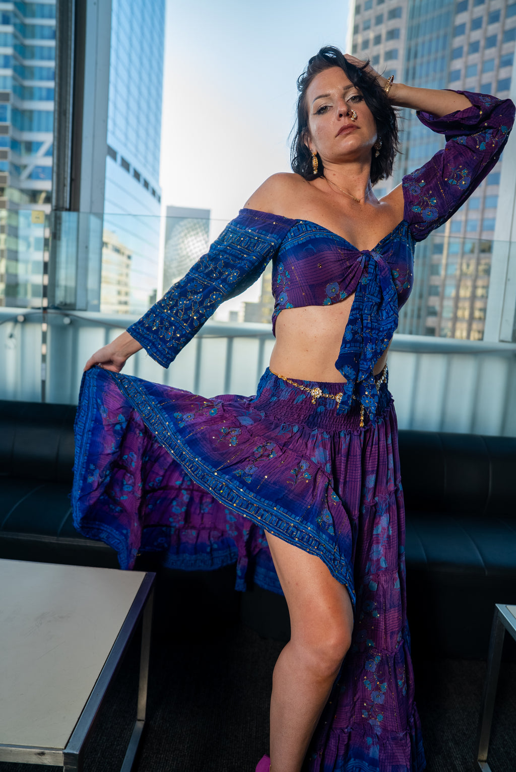 Cosmic Violet Bollywood Set