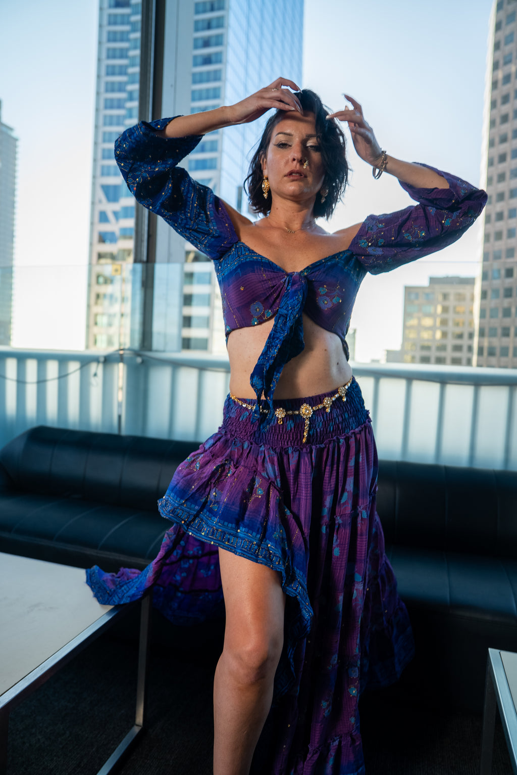 Cosmic Violet Bollywood Set