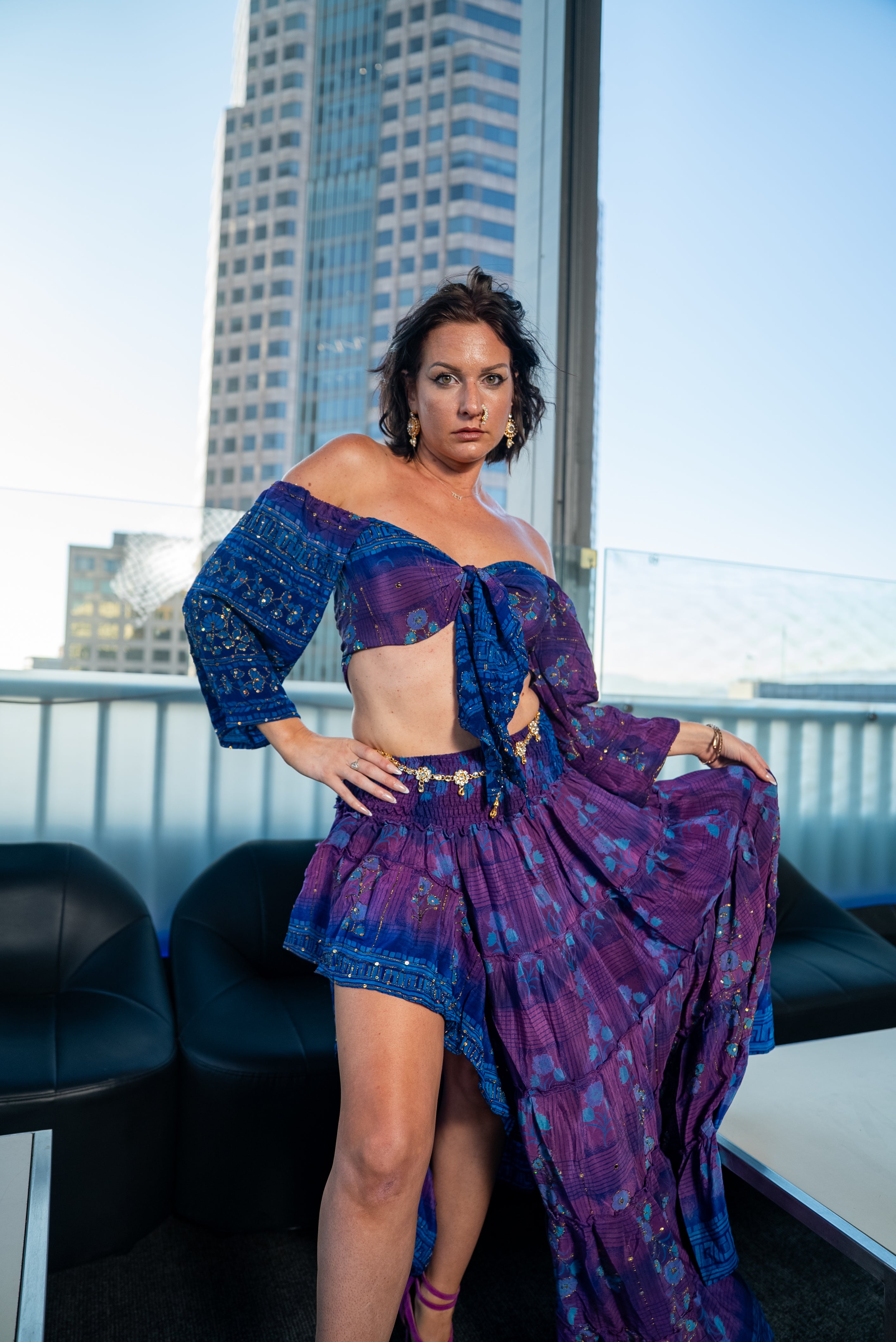 Cosmic Violet Bollywood Set