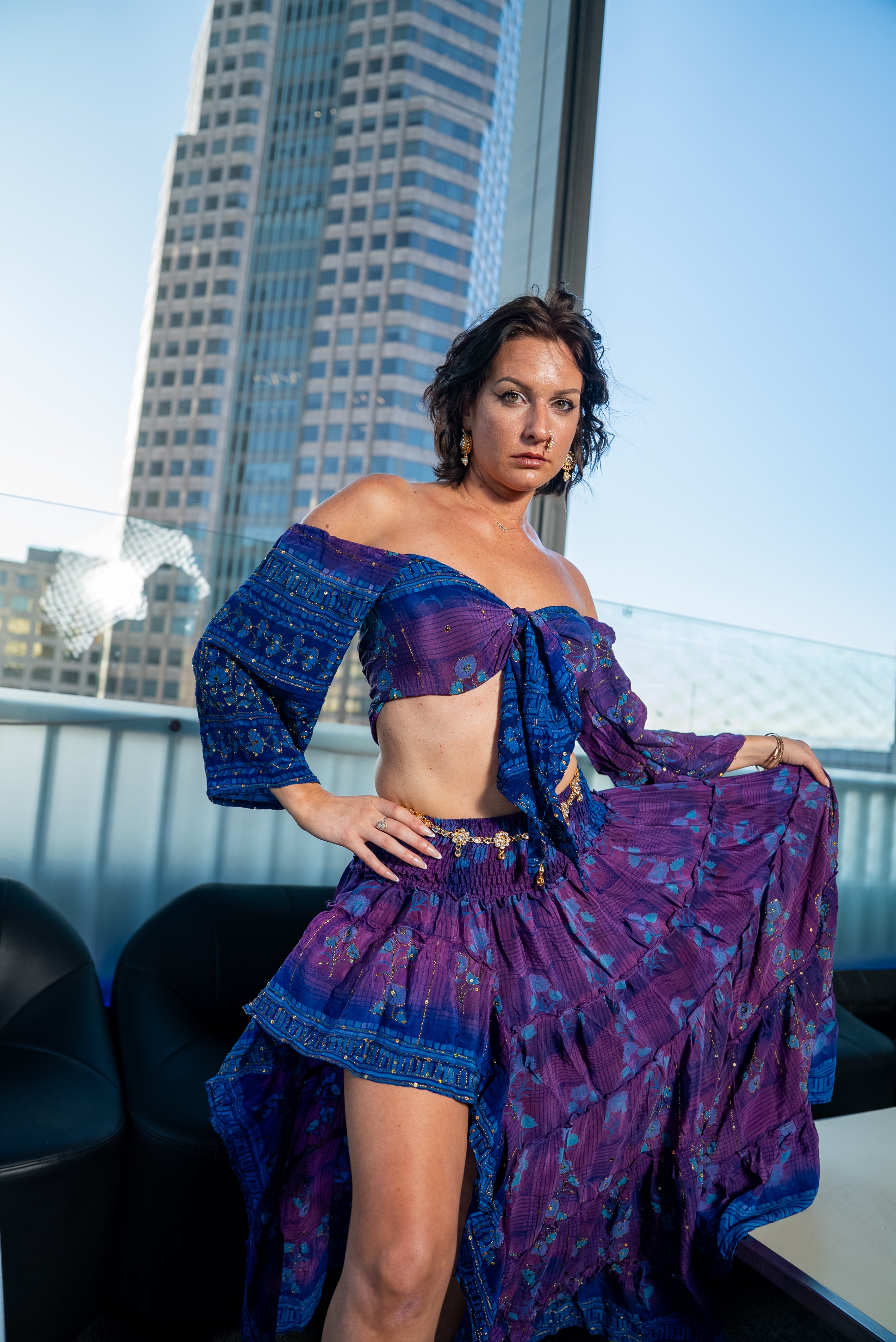 Cosmic Violet Bollywood Set