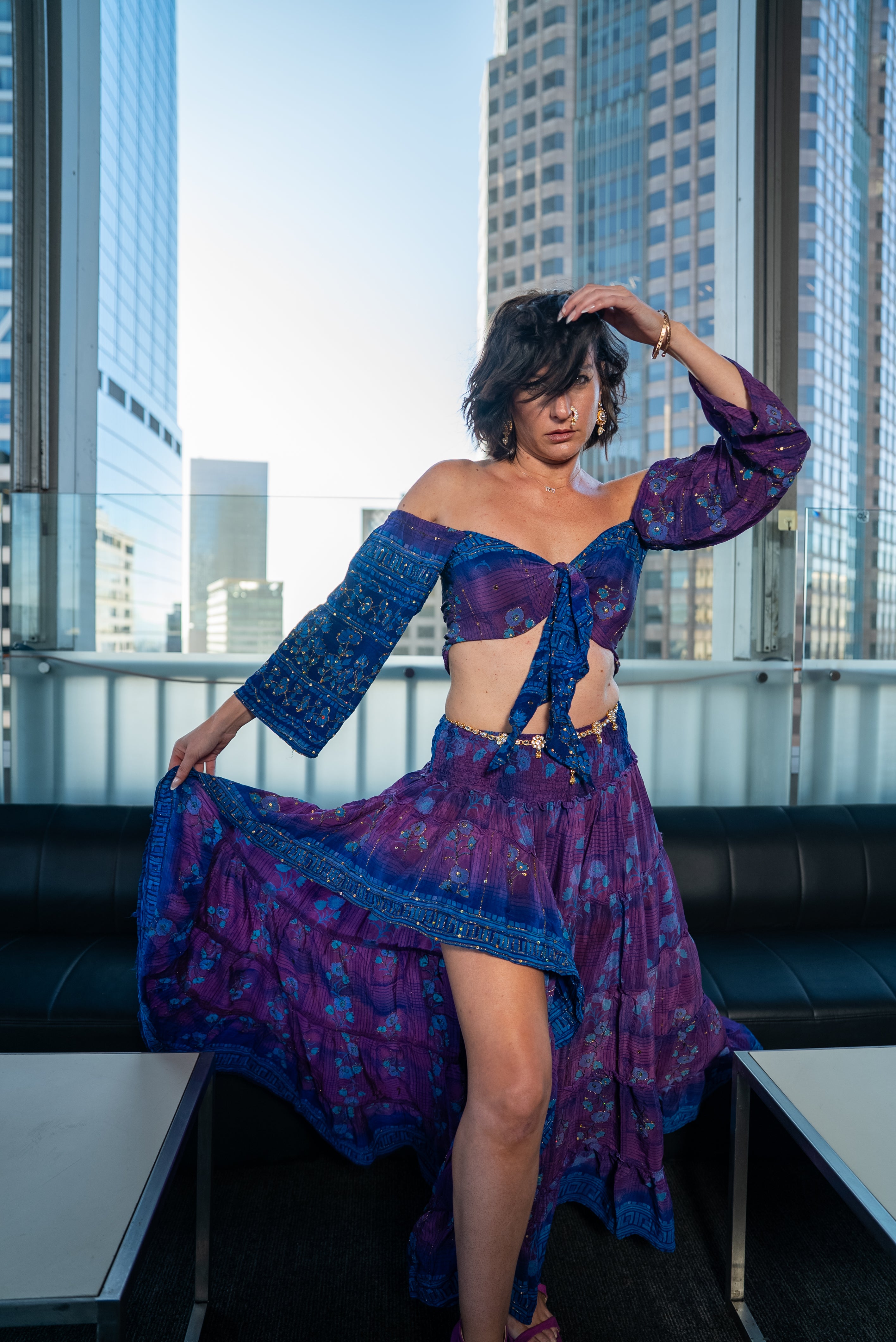 Cosmic Violet Bollywood Set
