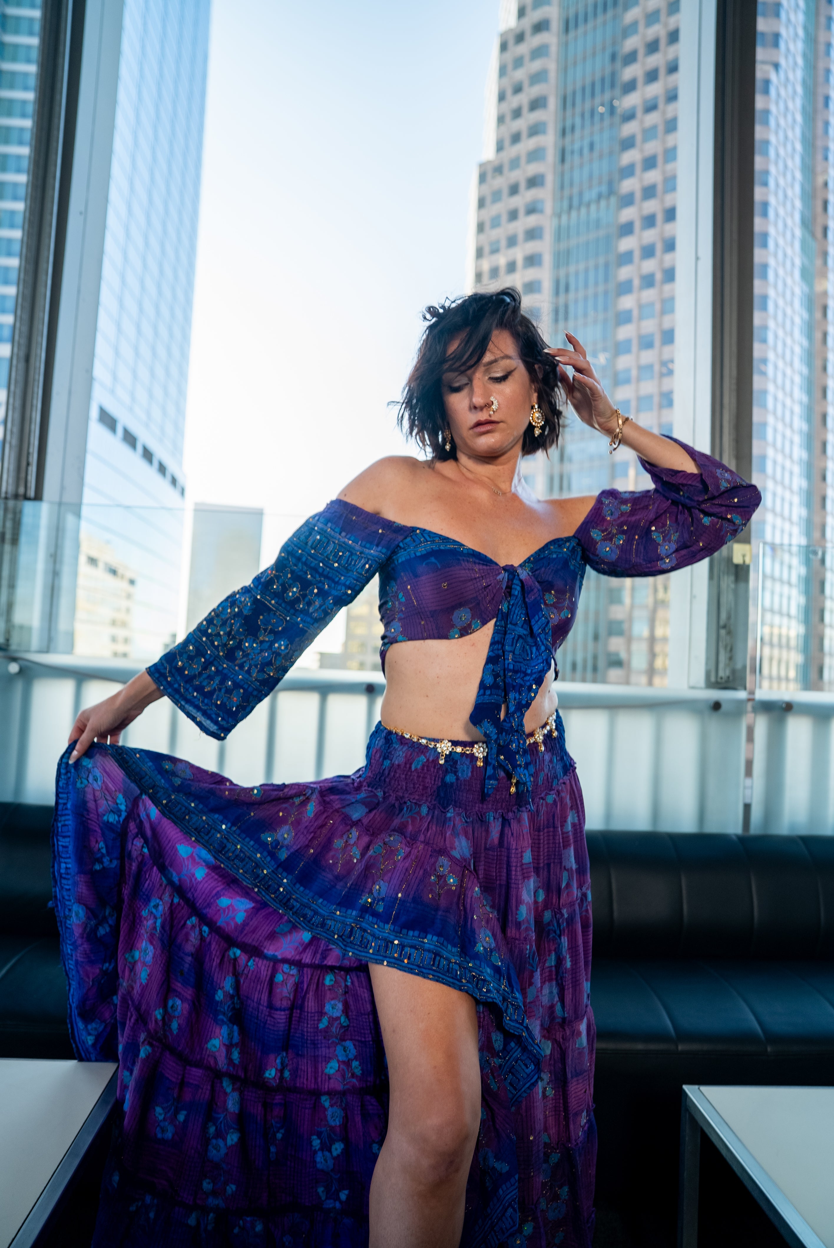 Cosmic Violet Bollywood Set