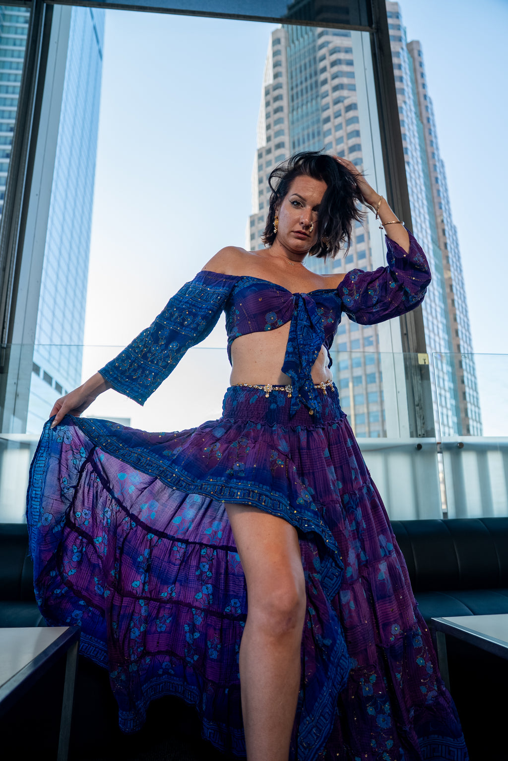 Cosmic Violet Bollywood Set