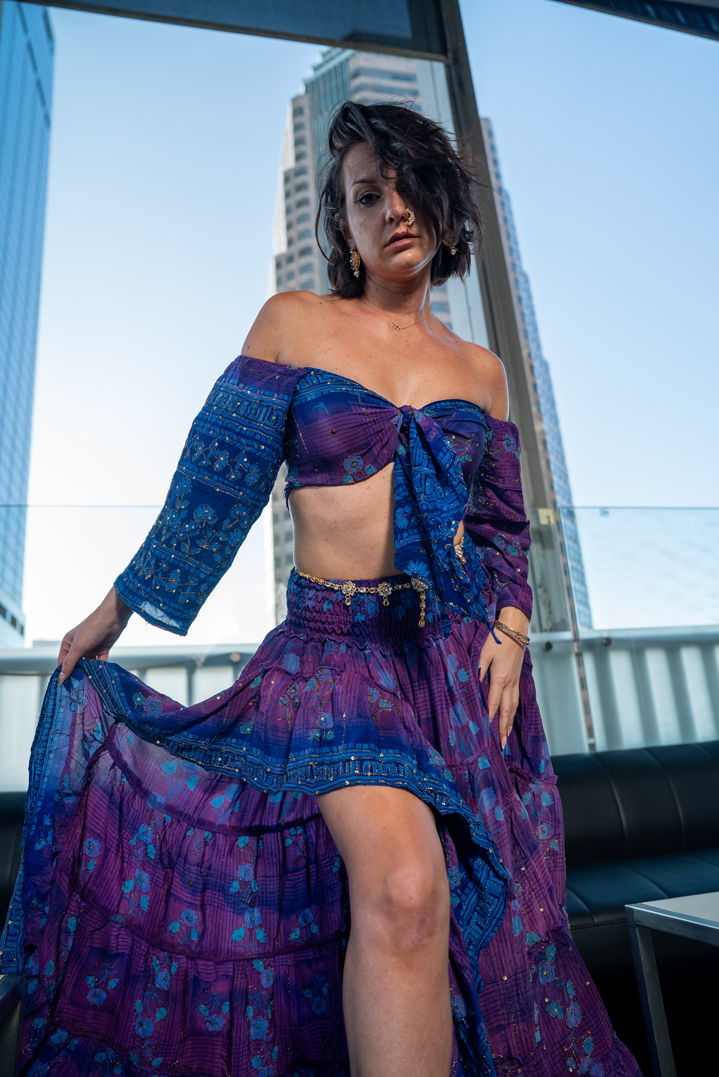 Cosmic Violet Bollywood Set