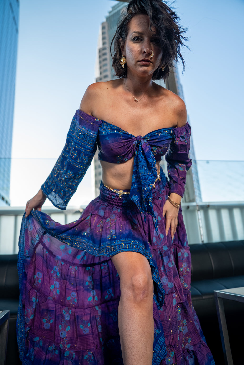 Cosmic Violet Bollywood Set