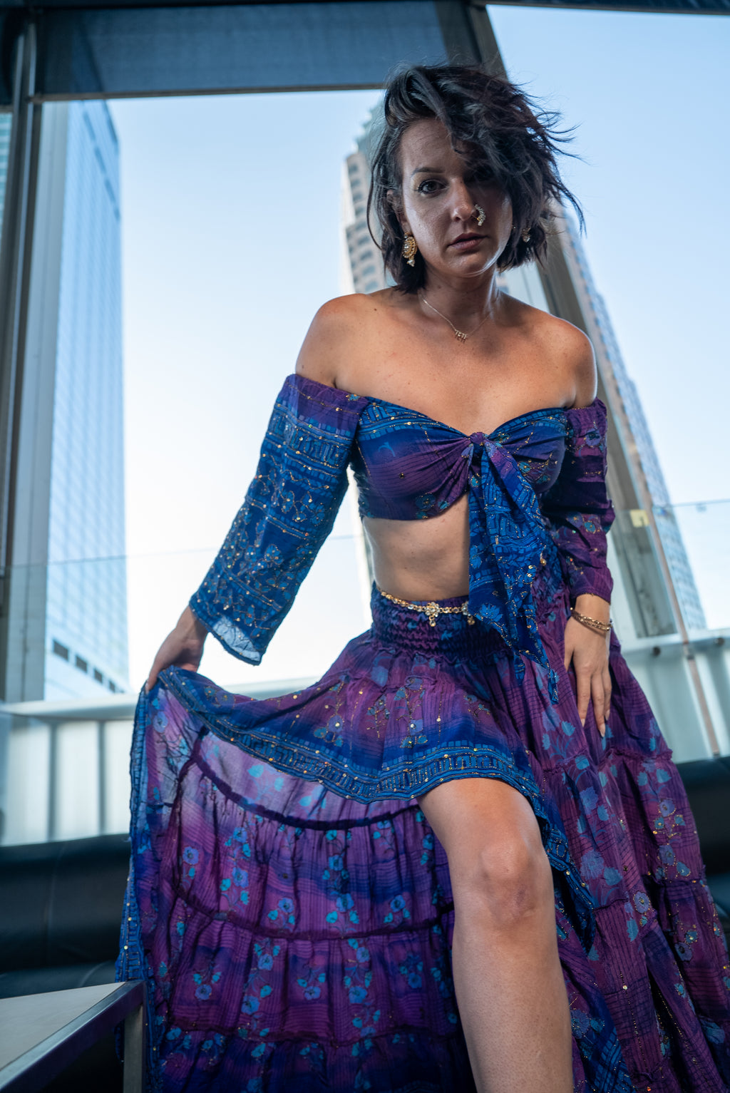 Cosmic Violet Bollywood Set