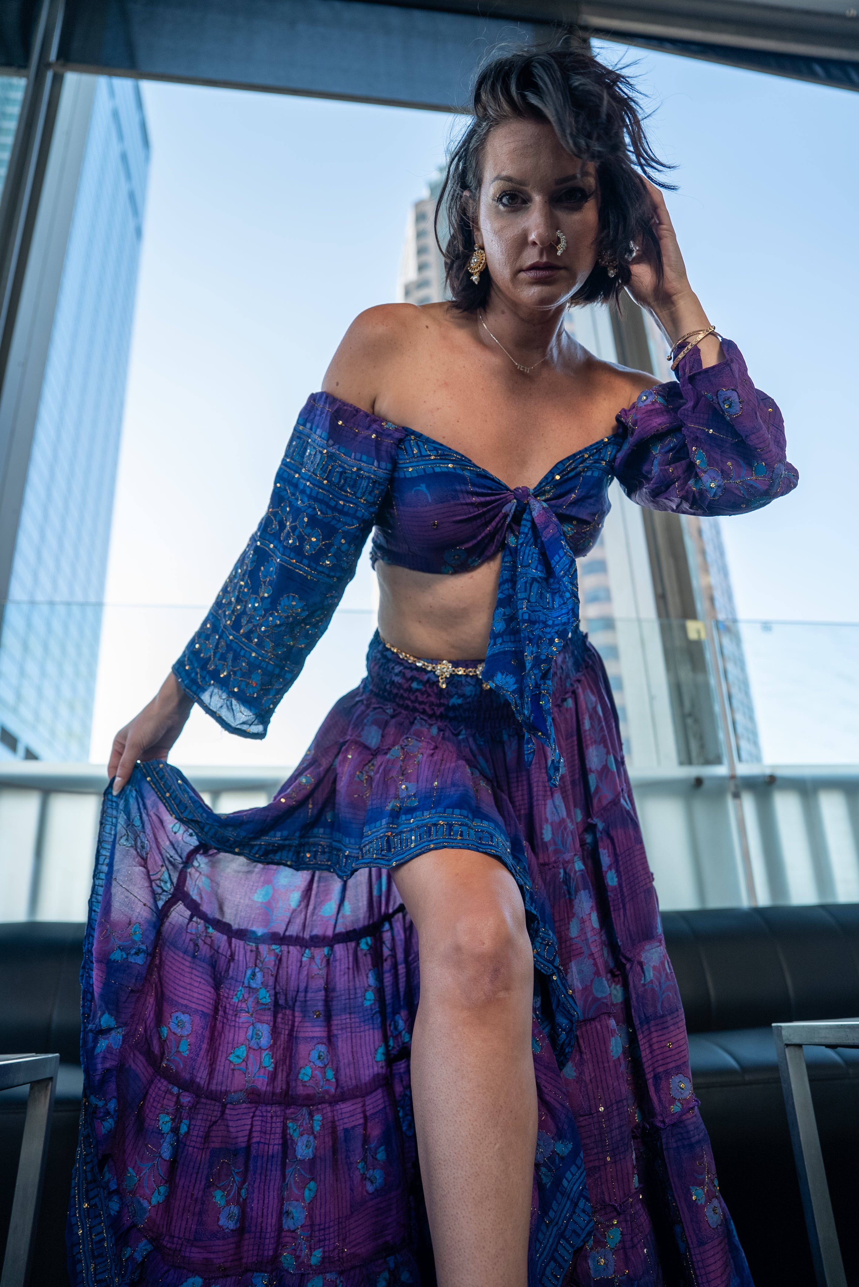 Cosmic Violet Bollywood Set