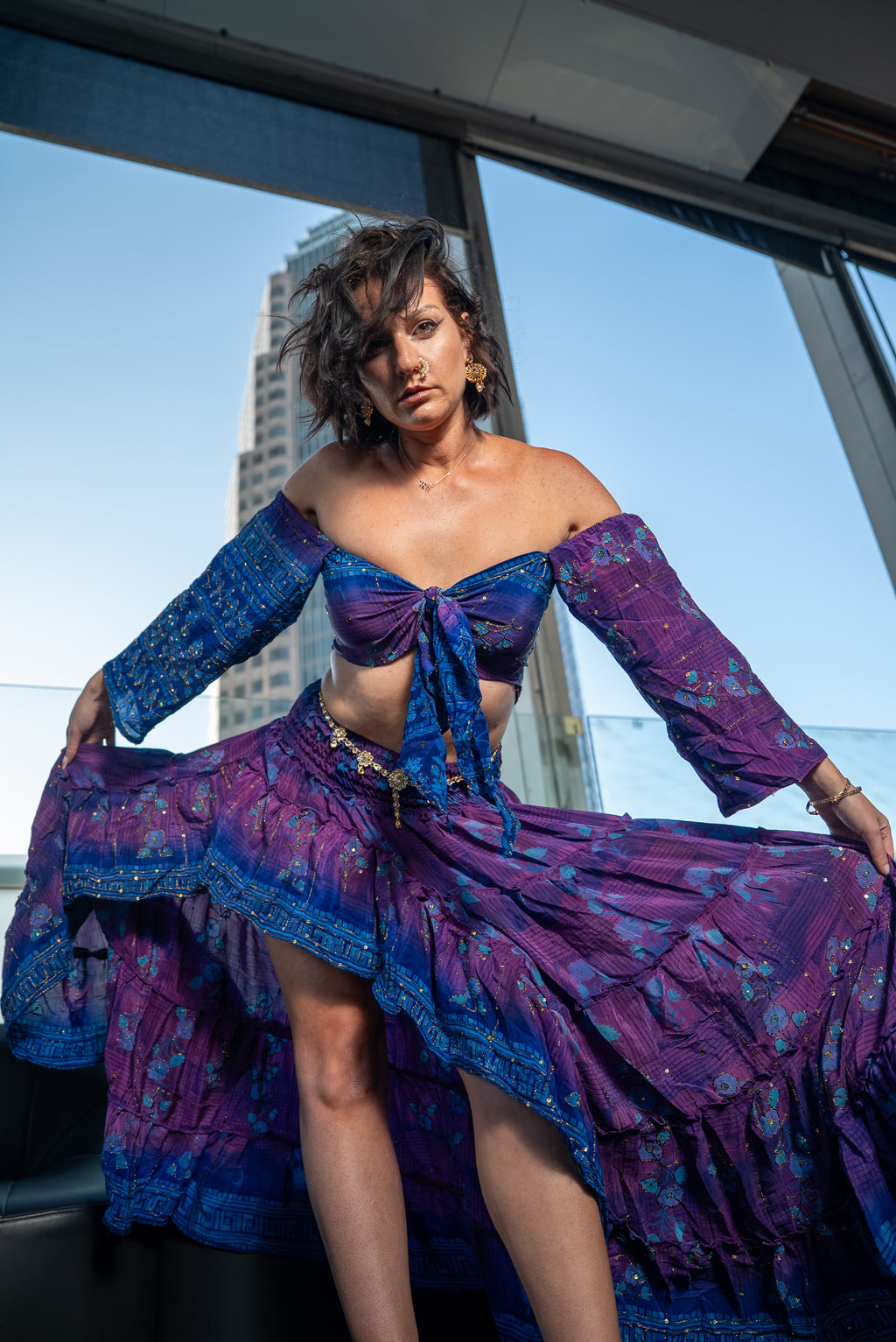 Cosmic Violet Bollywood Set