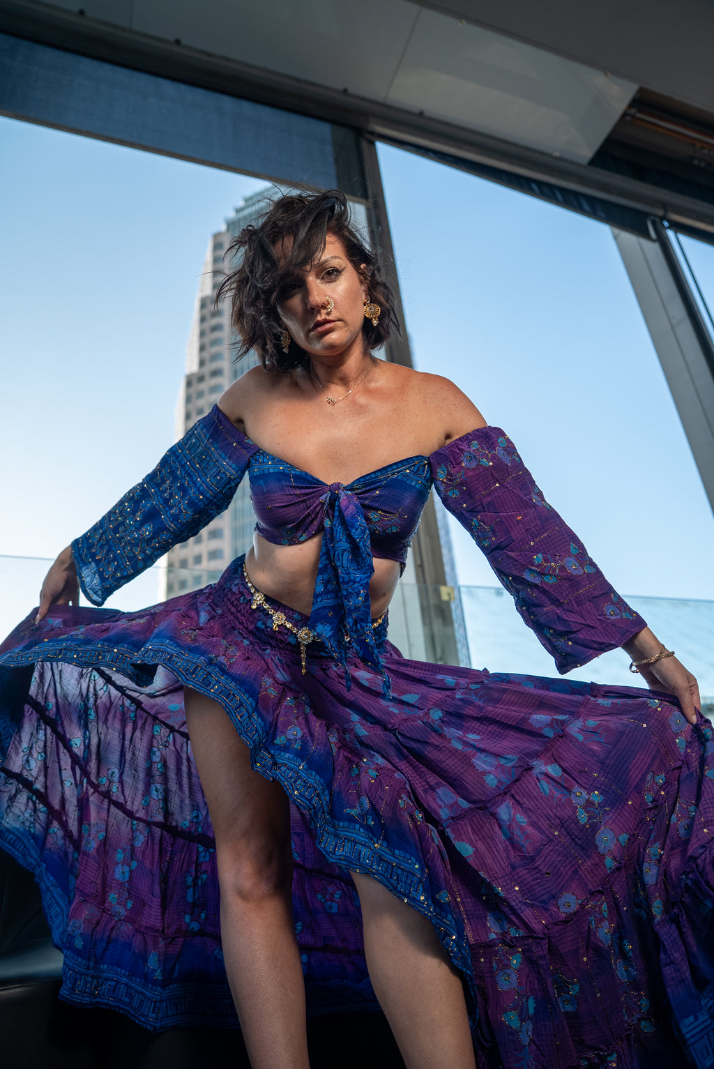 Cosmic Violet Bollywood Set