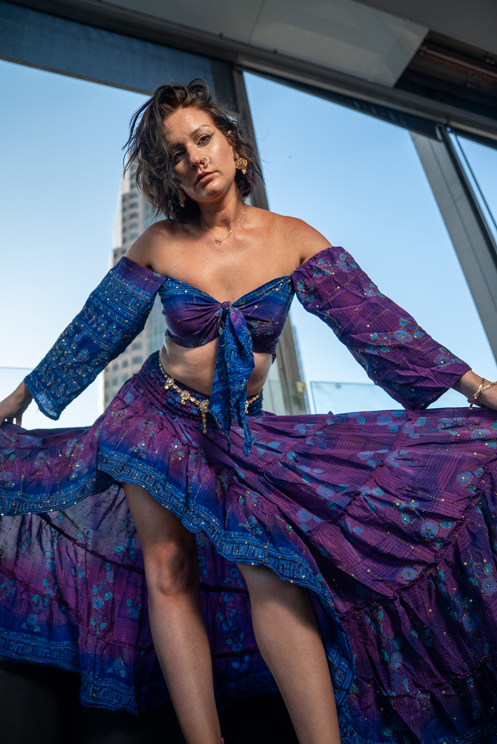 Cosmic Violet Bollywood Set
