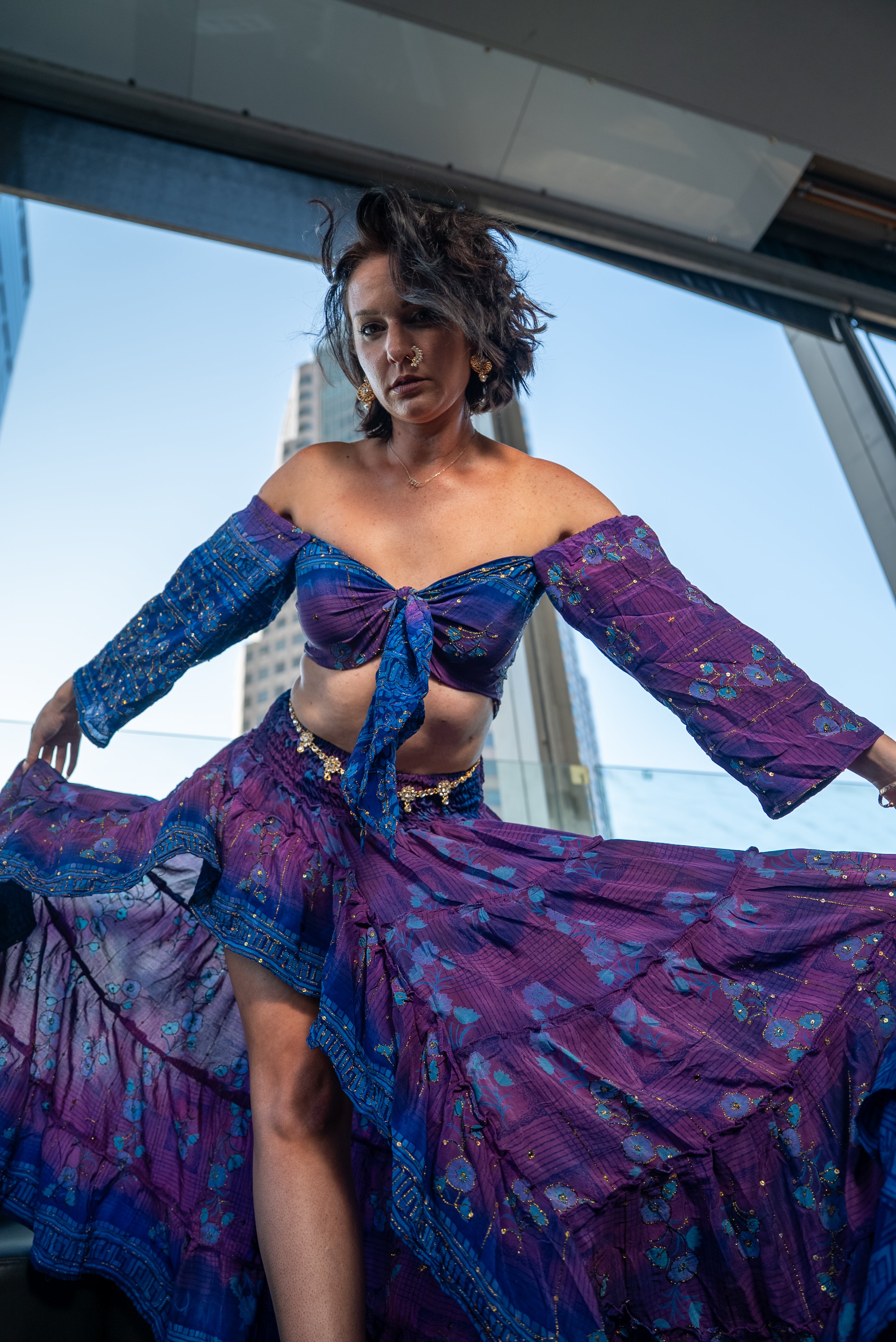Cosmic Violet Bollywood Set
