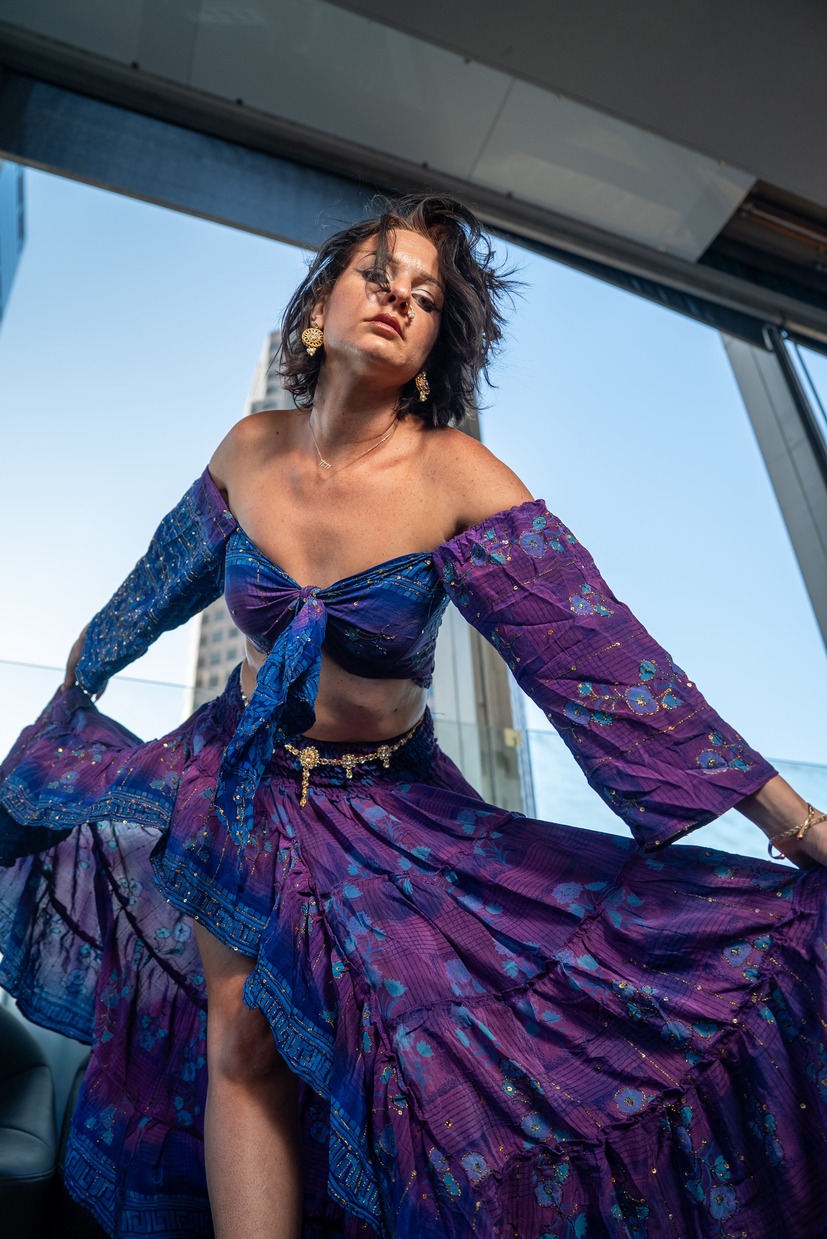Cosmic Violet Bollywood Set