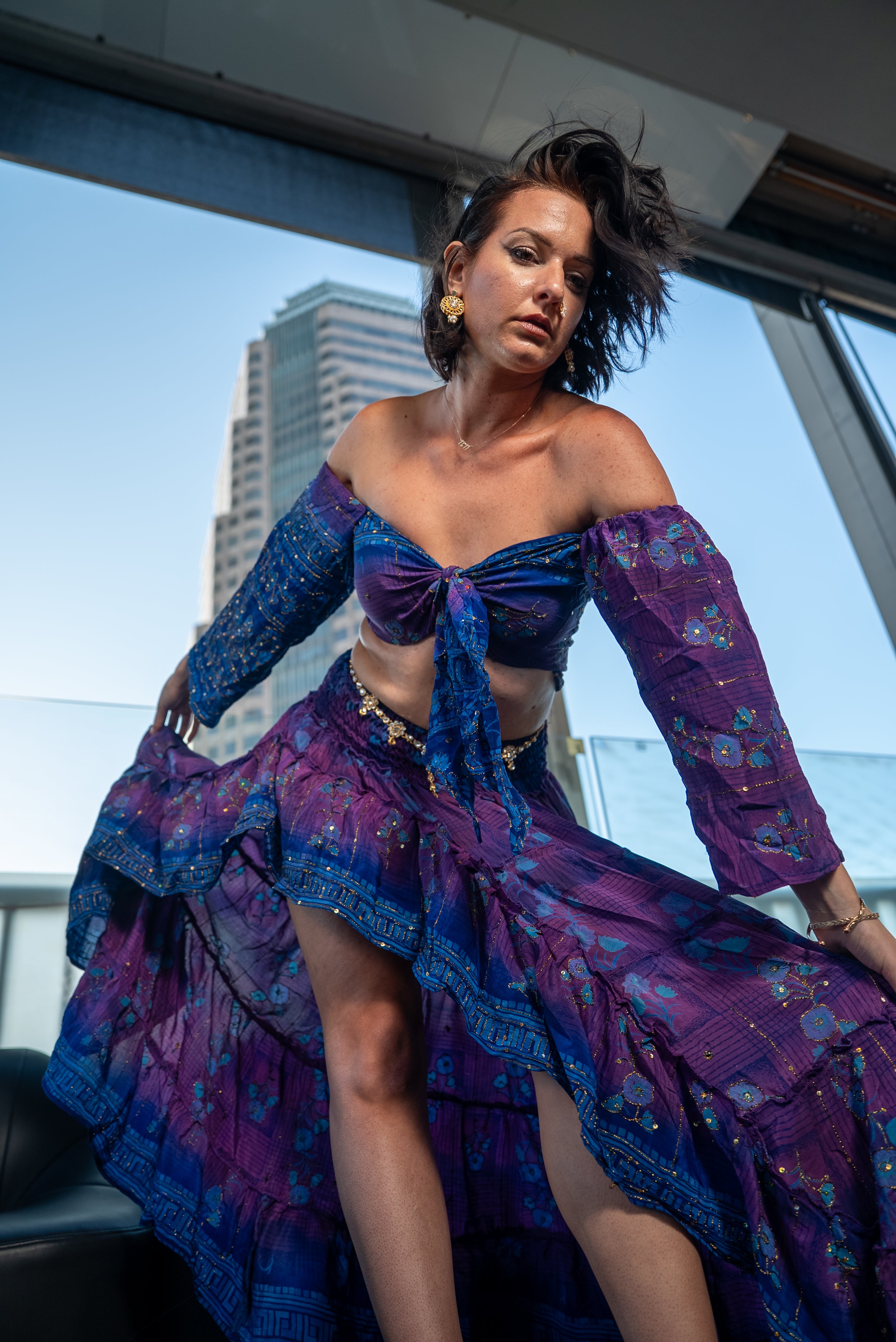 Cosmic Violet Bollywood Set