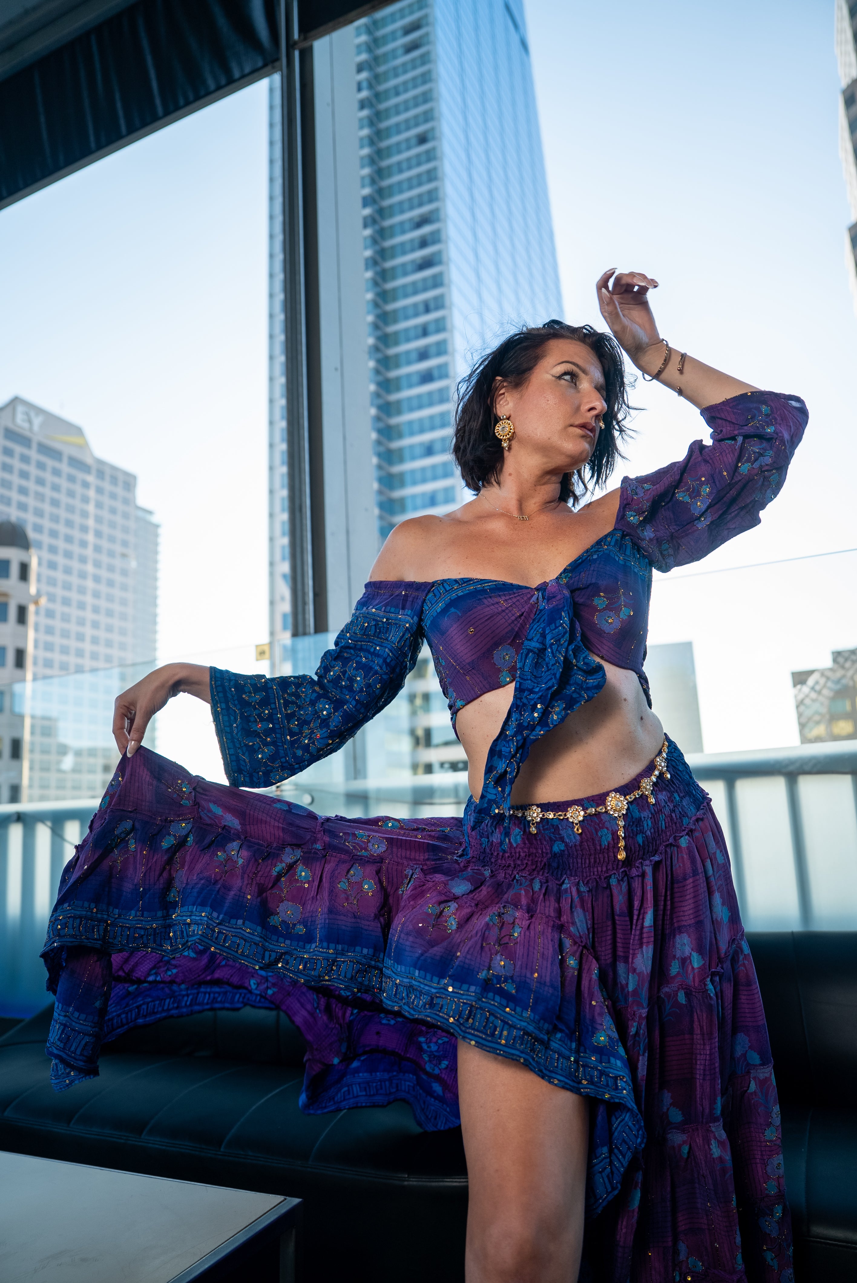 Cosmic Violet Bollywood Set
