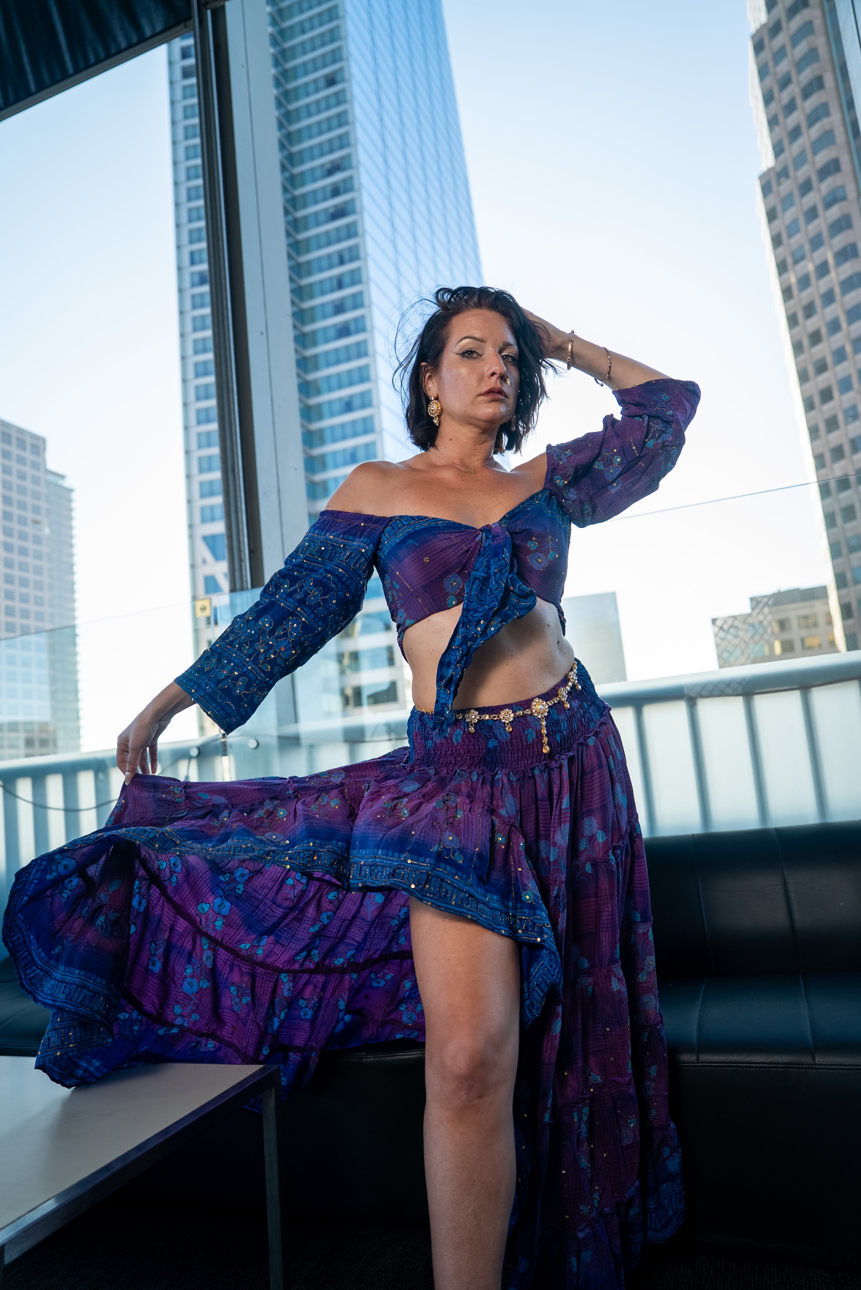 Cosmic Violet Bollywood Set