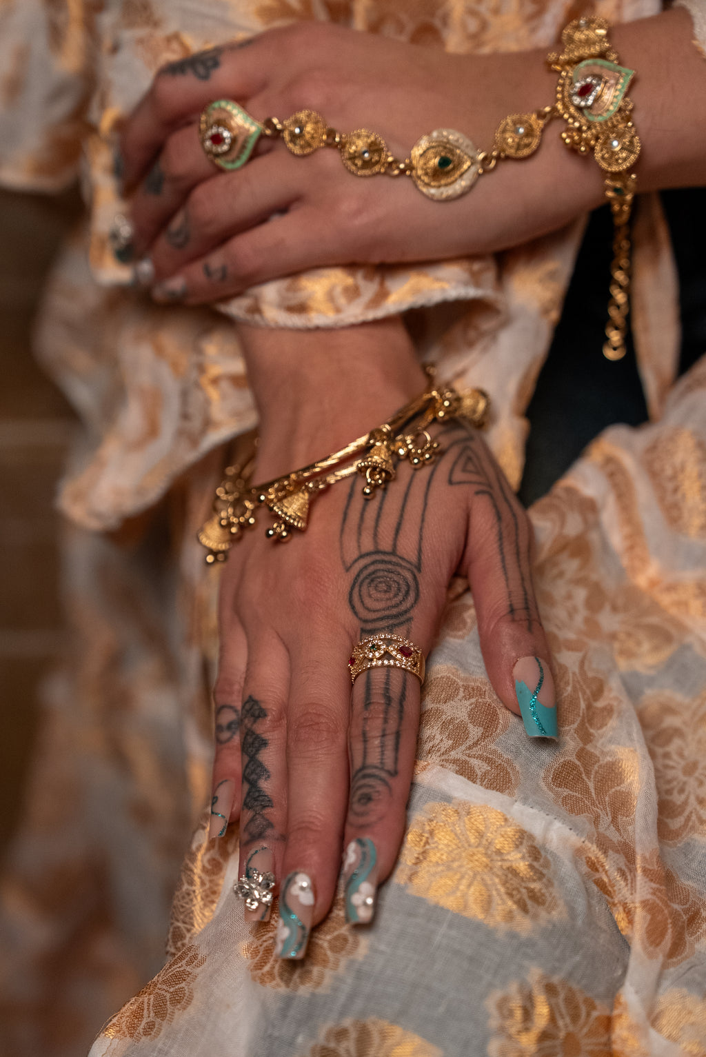 Third Eye Drip Hand Chain