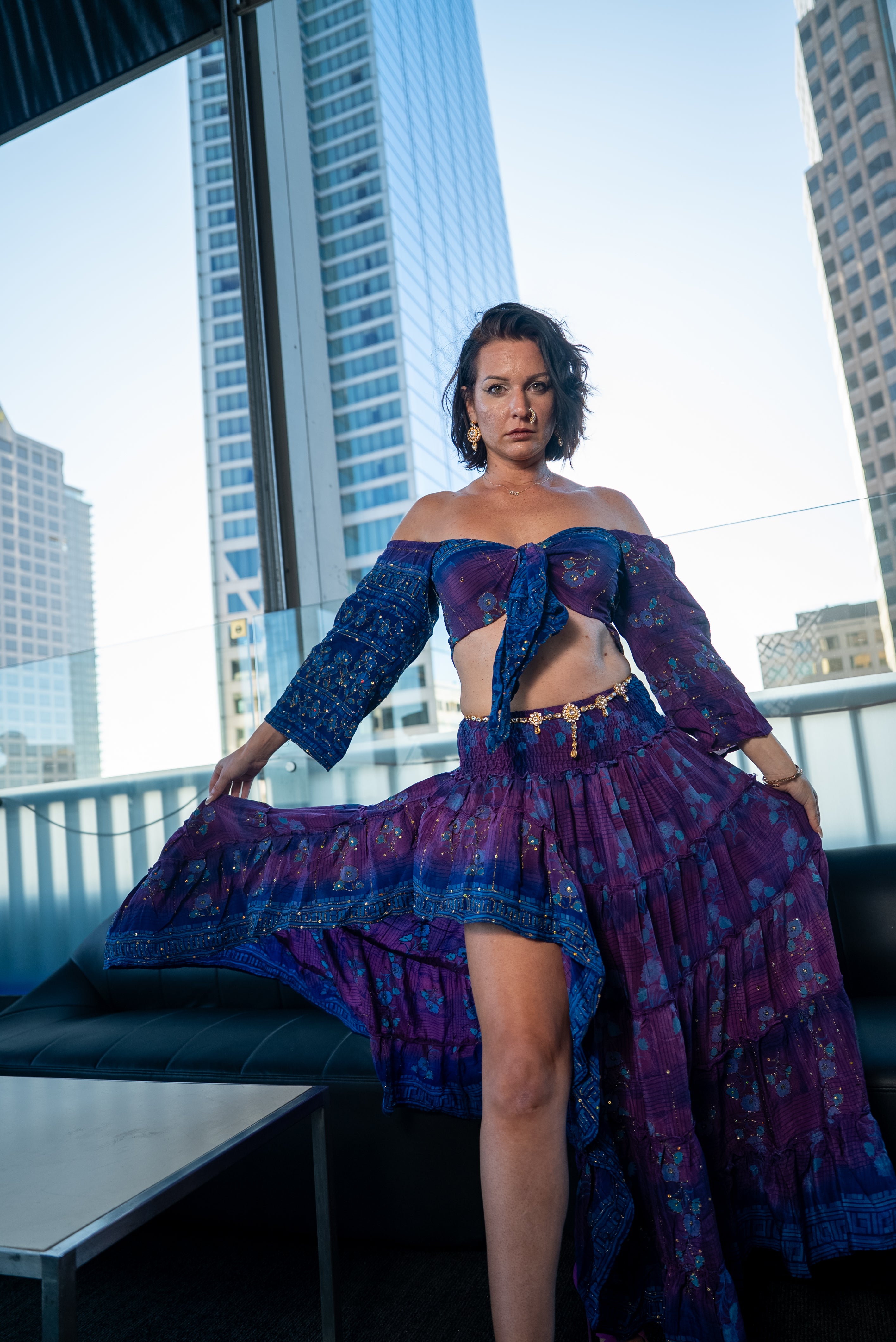 Cosmic Violet Bollywood Set