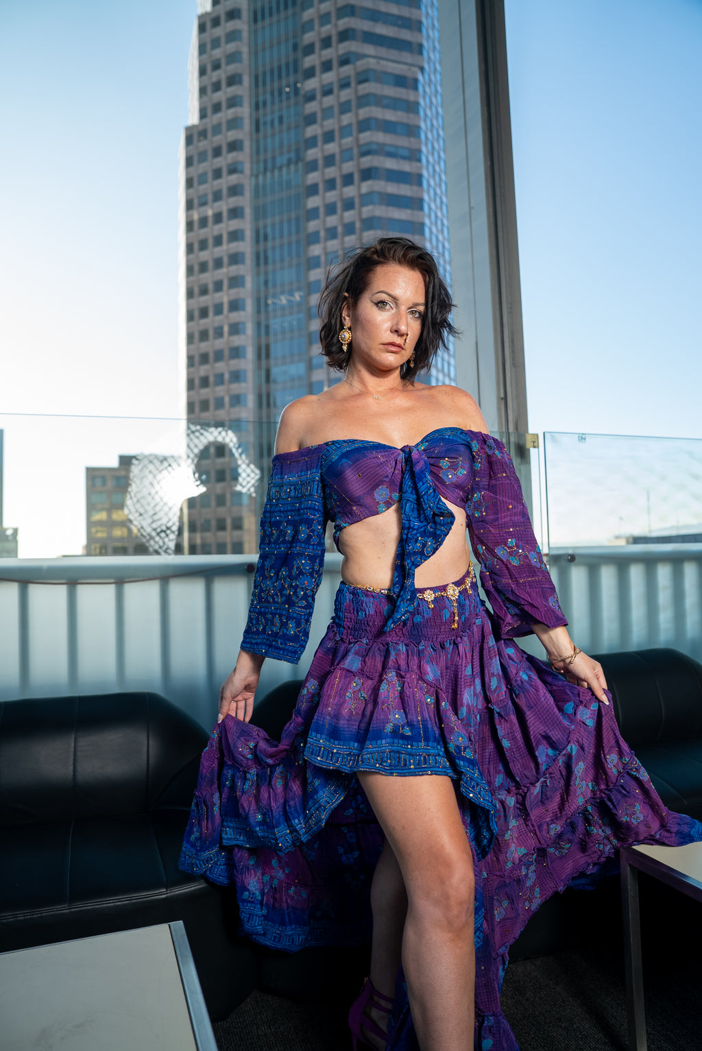 Cosmic Violet Bollywood Set