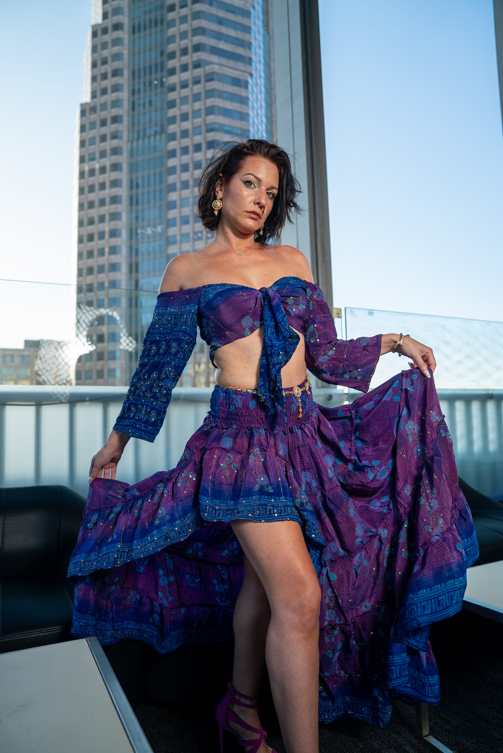 Cosmic Violet Bollywood Set
