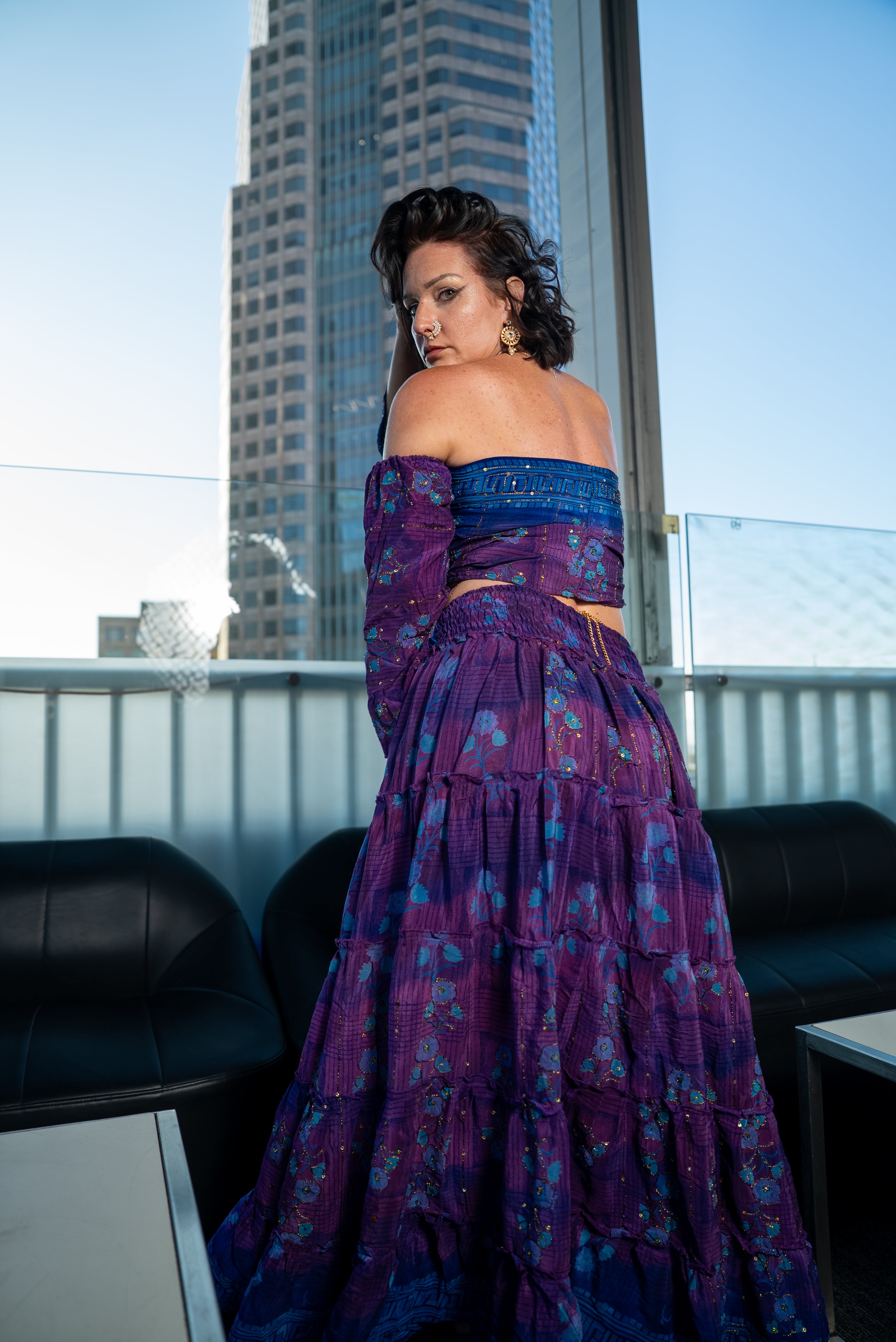Cosmic Violet Bollywood Set