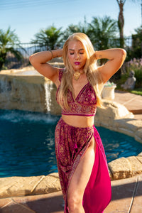 Fuscia Blossom Jasmine Set