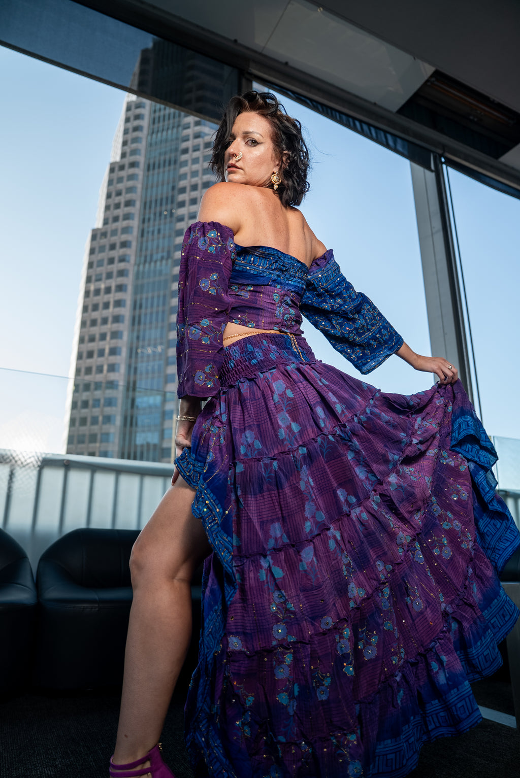 Cosmic Violet Bollywood Set