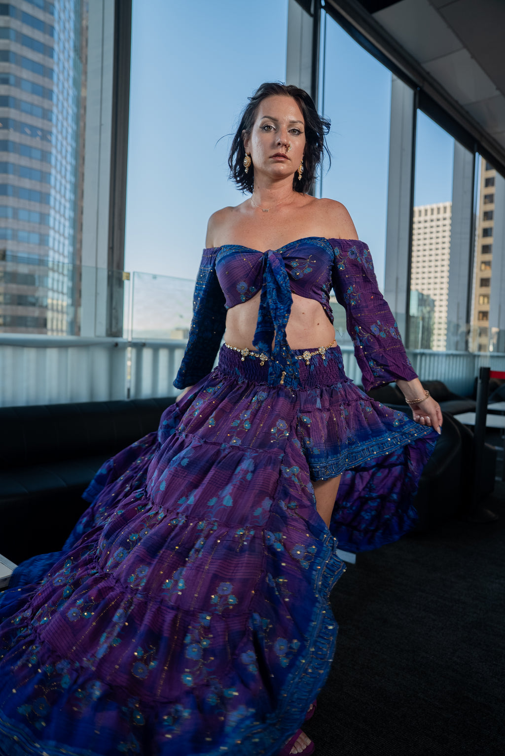 Cosmic Violet Bollywood Set