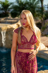 Fuscia Blossom Jasmine Set