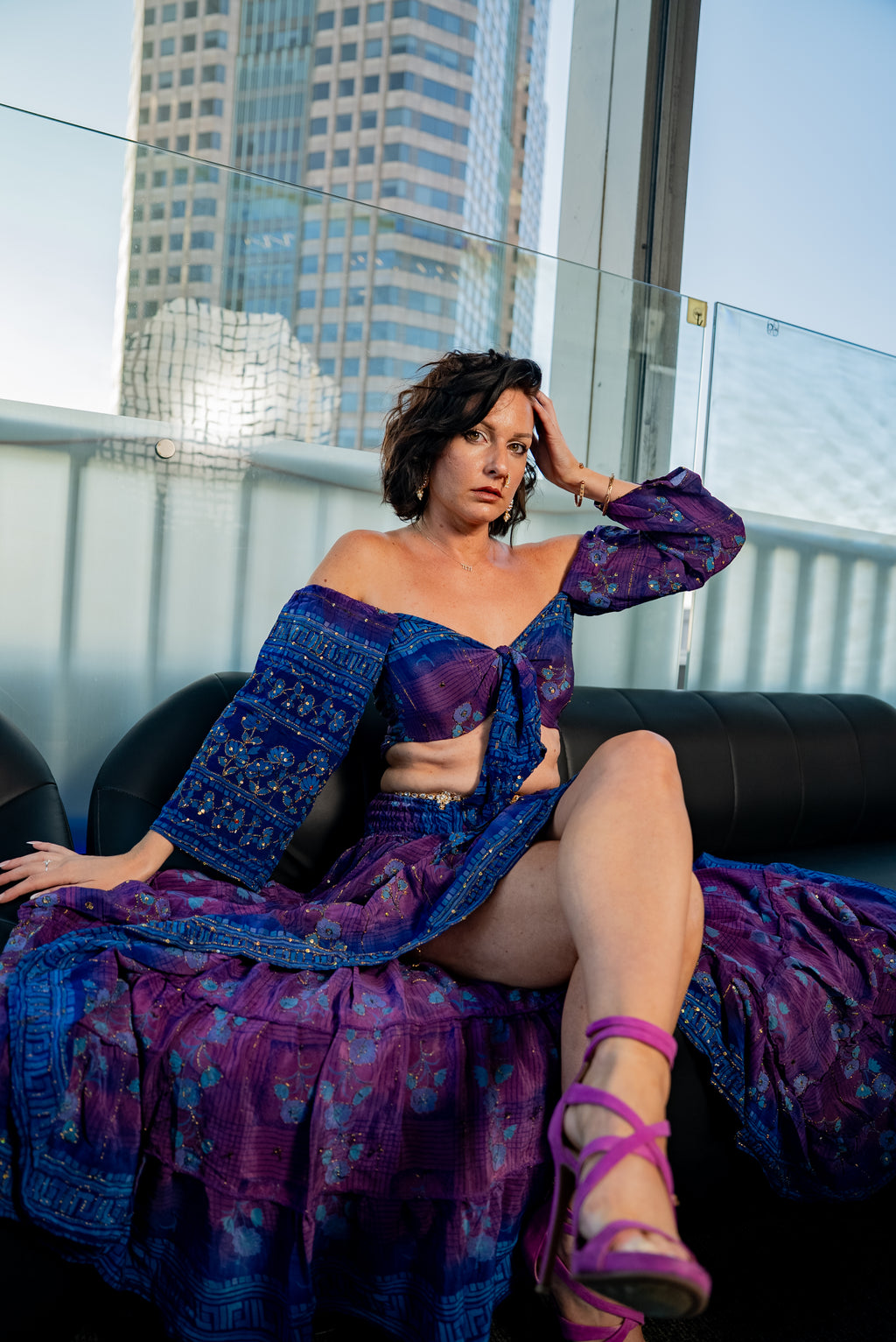 Cosmic Violet Bollywood Set