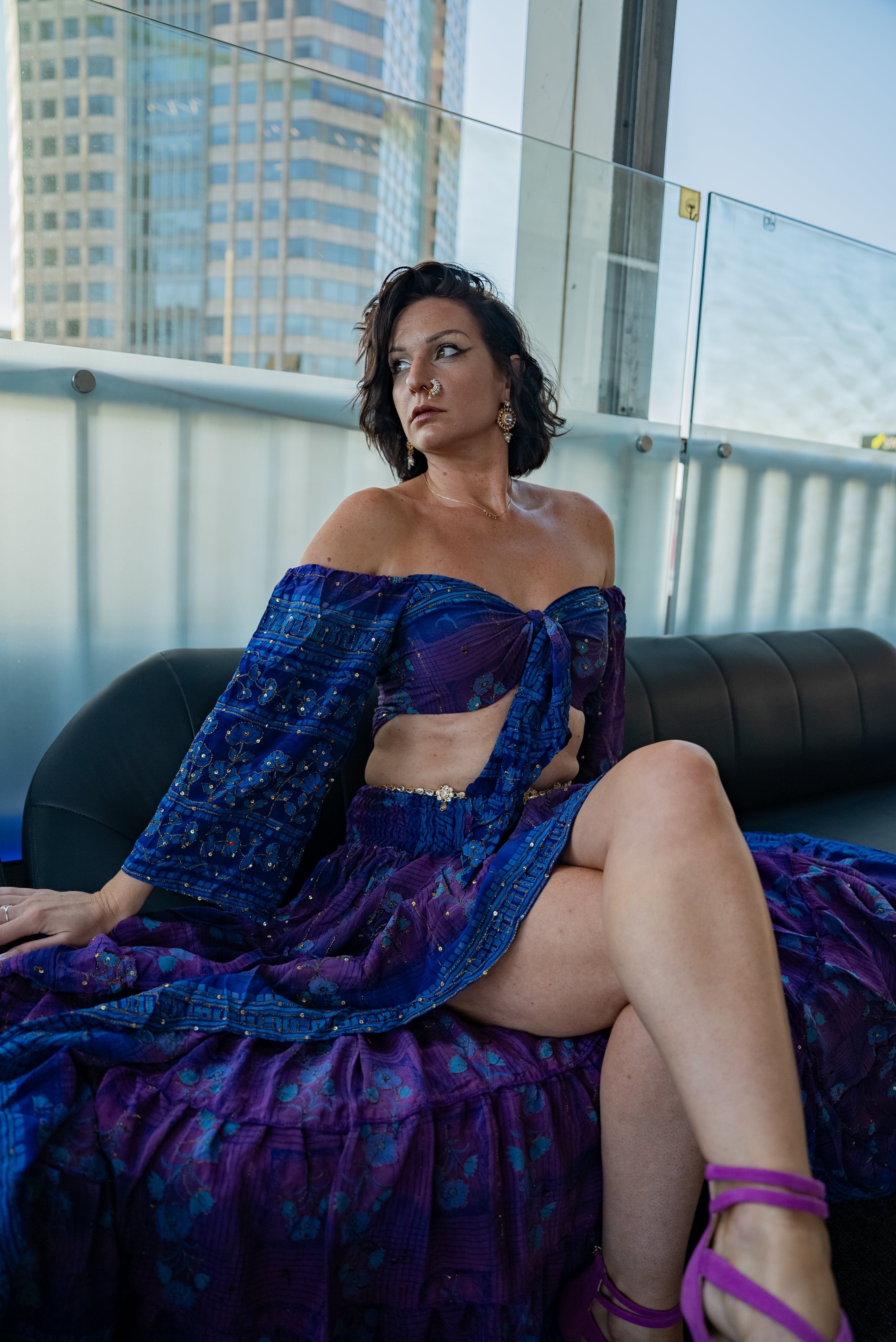 Cosmic Violet Bollywood Set