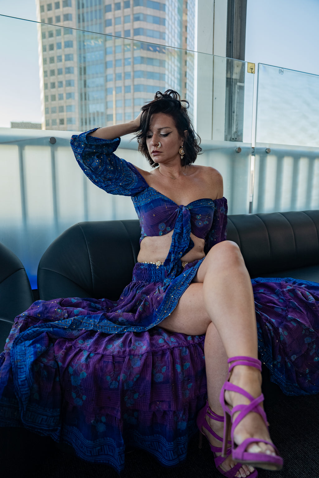 Cosmic Violet Bollywood Set