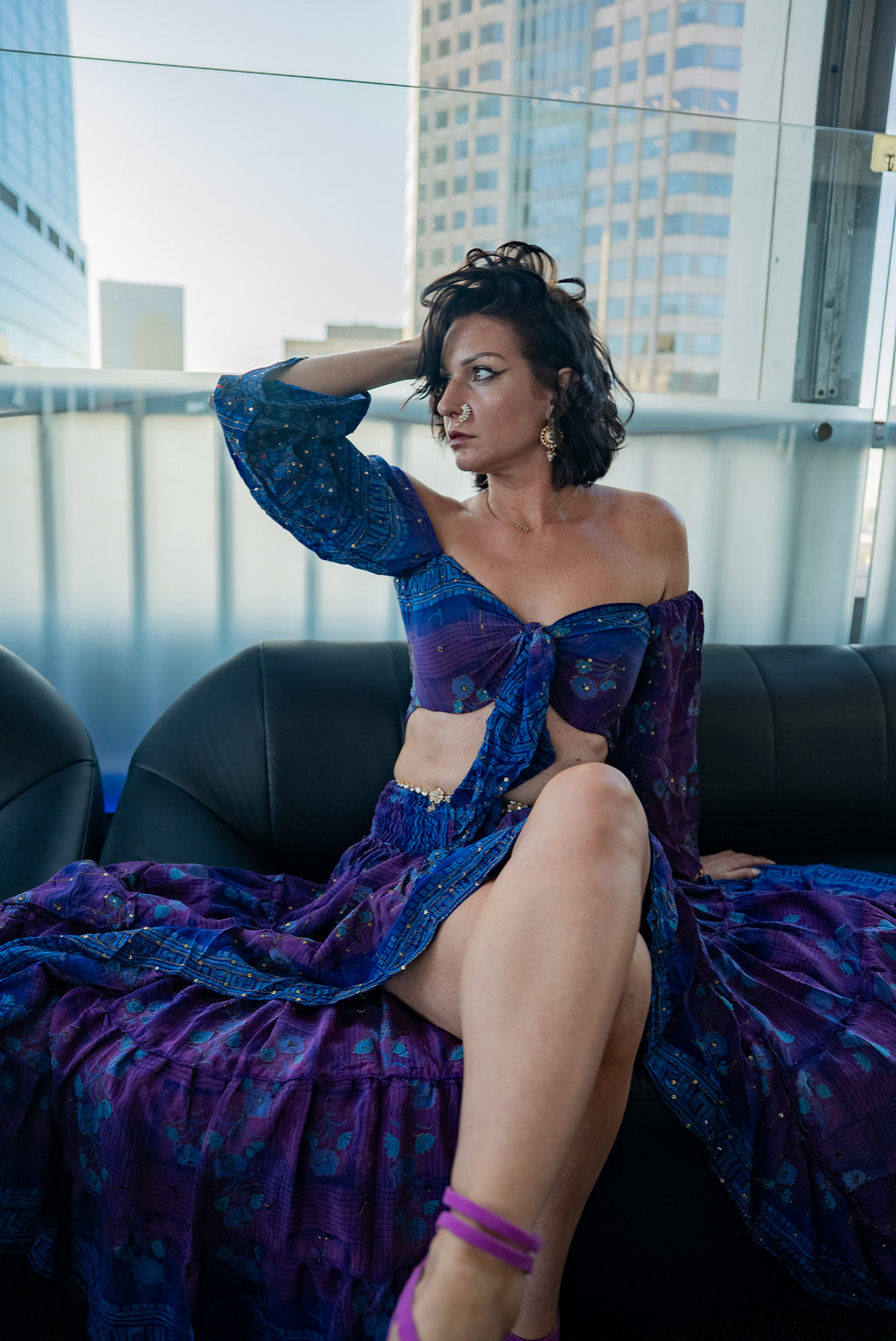 Cosmic Violet Bollywood Set