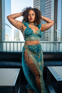 Turquoise Lotus Jasmine Set