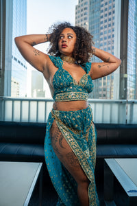 Turquoise Lotus Jasmine Set