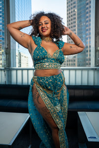 Turquoise Lotus Jasmine Set