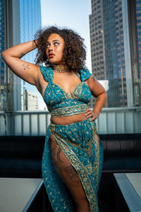 Turquoise Lotus Jasmine Set