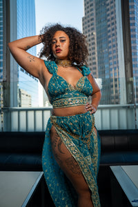 Turquoise Lotus Jasmine Set