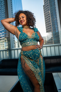Turquoise Lotus Jasmine Set