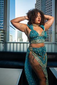 Turquoise Lotus Jasmine Set